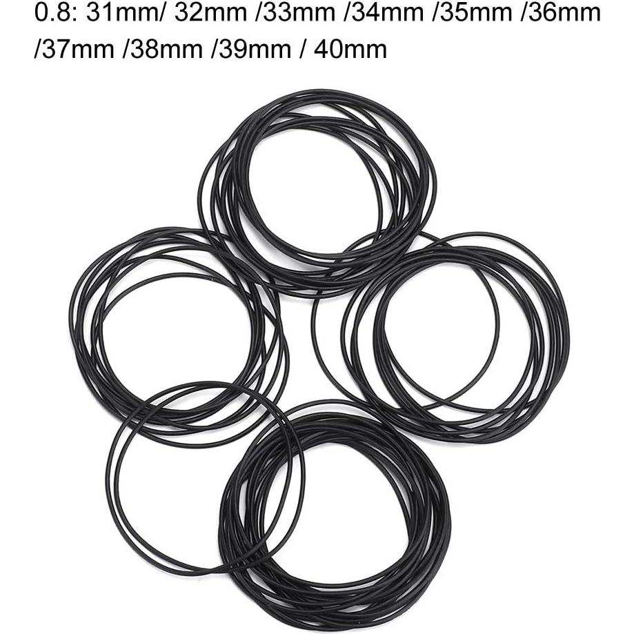 Juego de Juntas de Respaldo Joyzan 500PCS Goma Impermeable