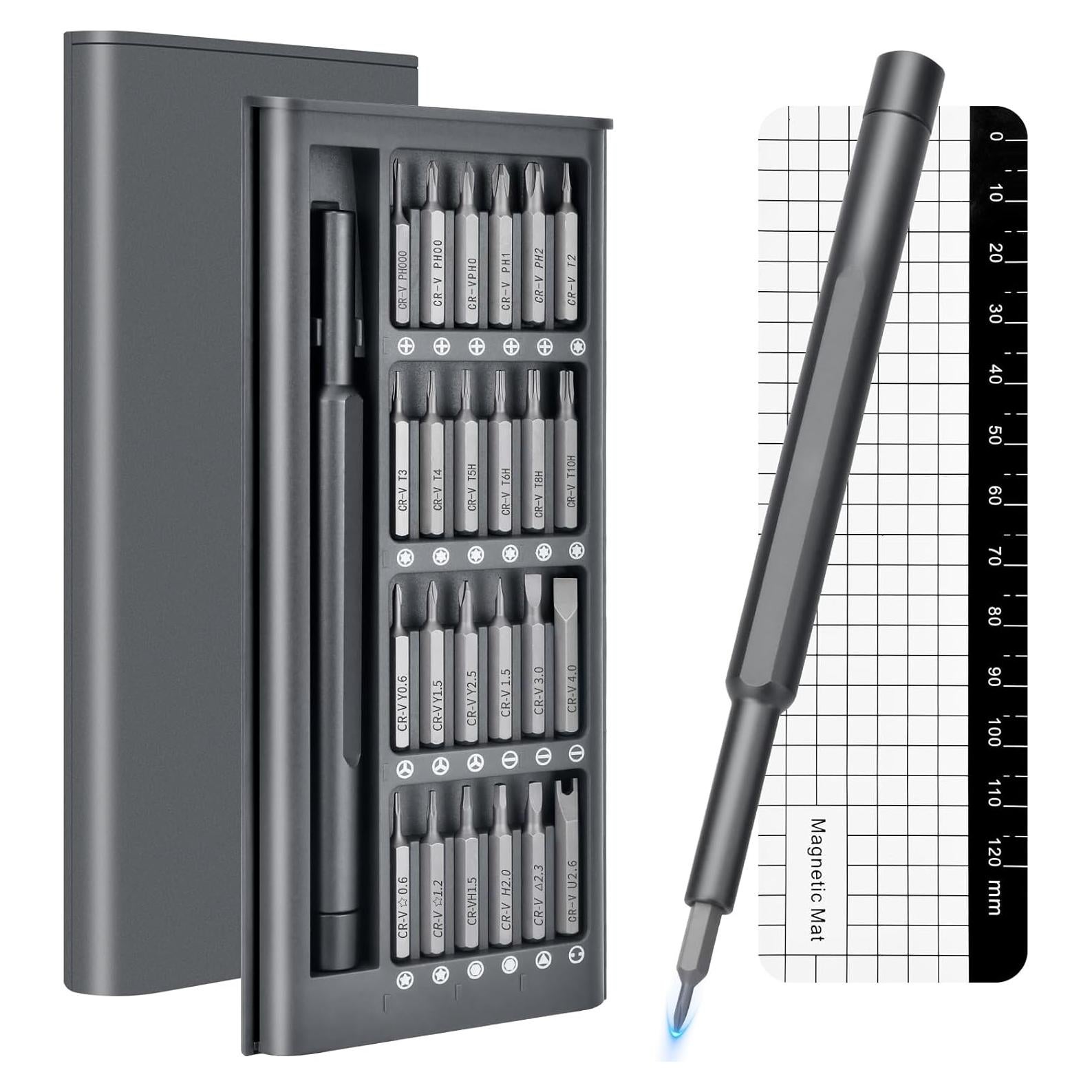 Juego de Destornillador de Precisión 25-en-1 SINTIA - Acero