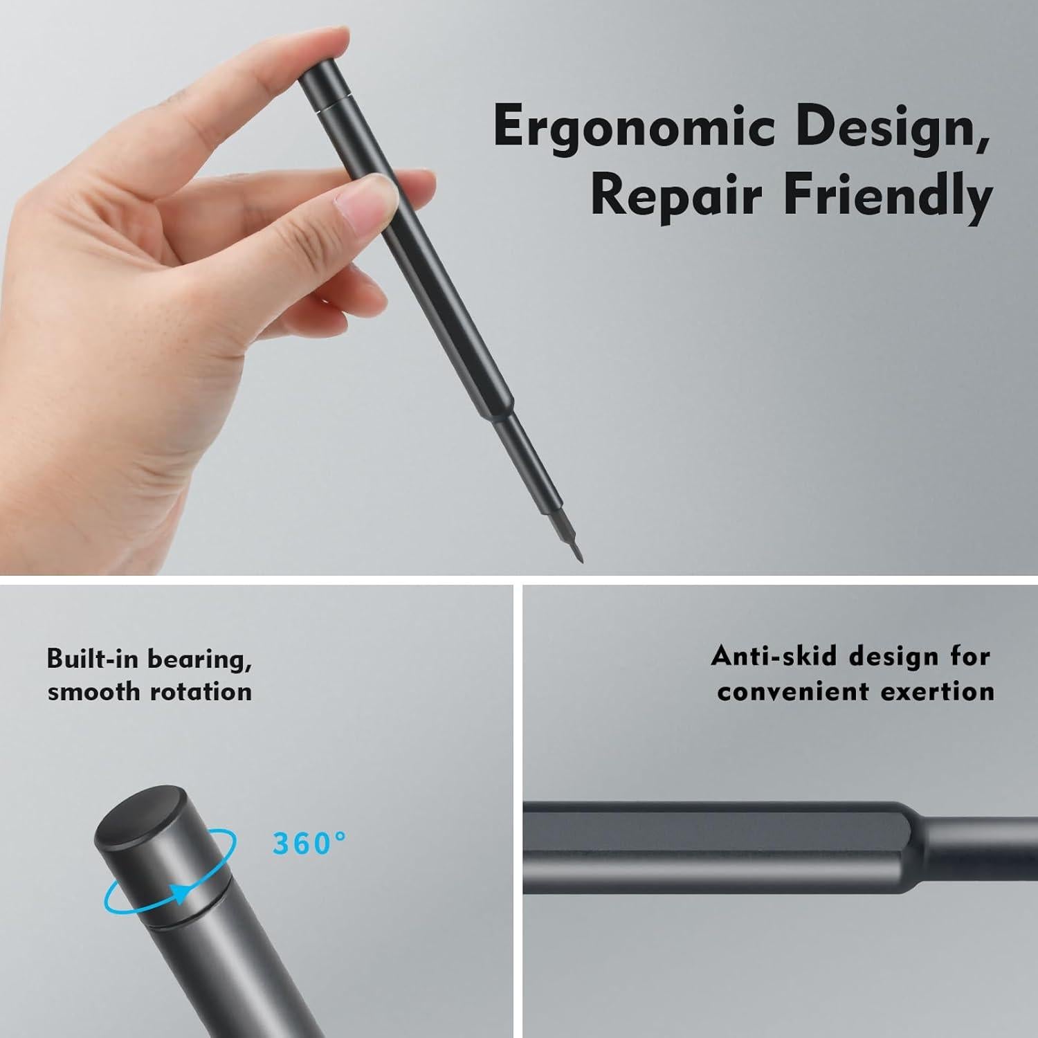 Juego de Destornillador de Precisión 25-en-1 SINTIA - Acero