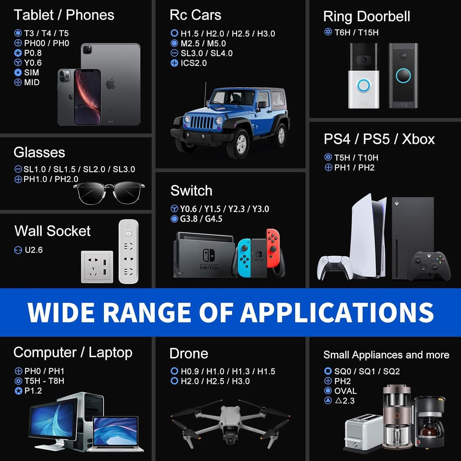 Juego de Destornilladores de Precisión 64 en 1 STREBITO