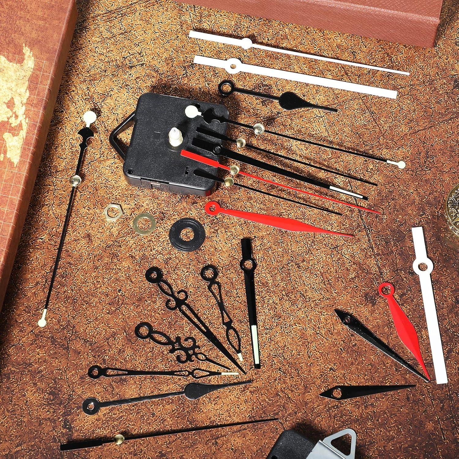 Kit de Mecanismos de Reloj Mudder 6 Piezas Eje Largo 16mm