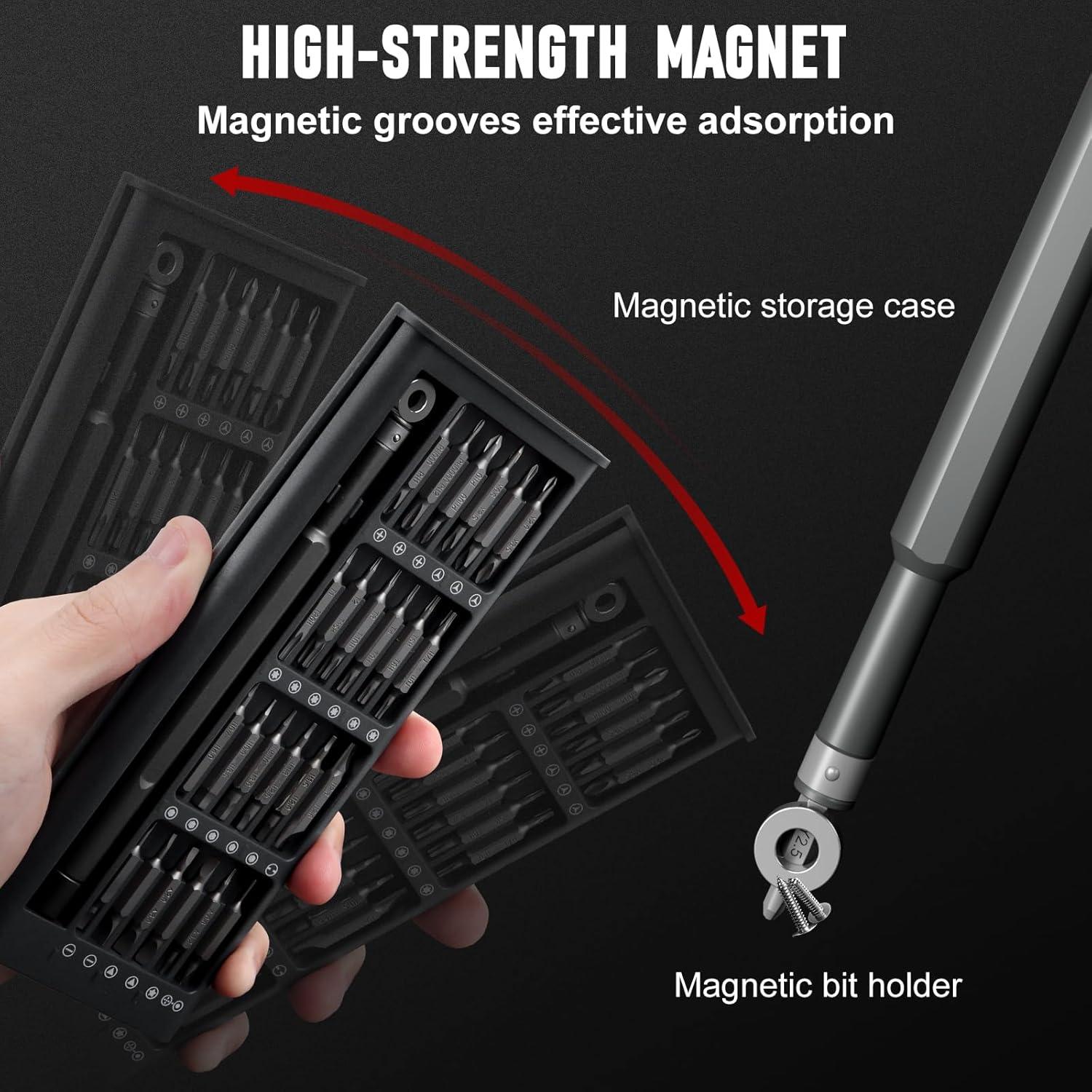 Juego de Destornilladores de Precisión SHARDEN 60 en 1