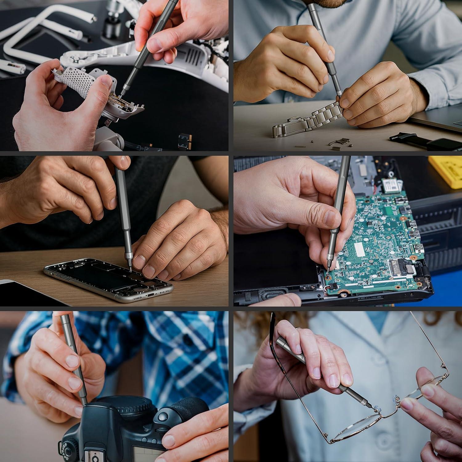 Juego de Destornilladores de Precisión SHARDEN 60 en 1