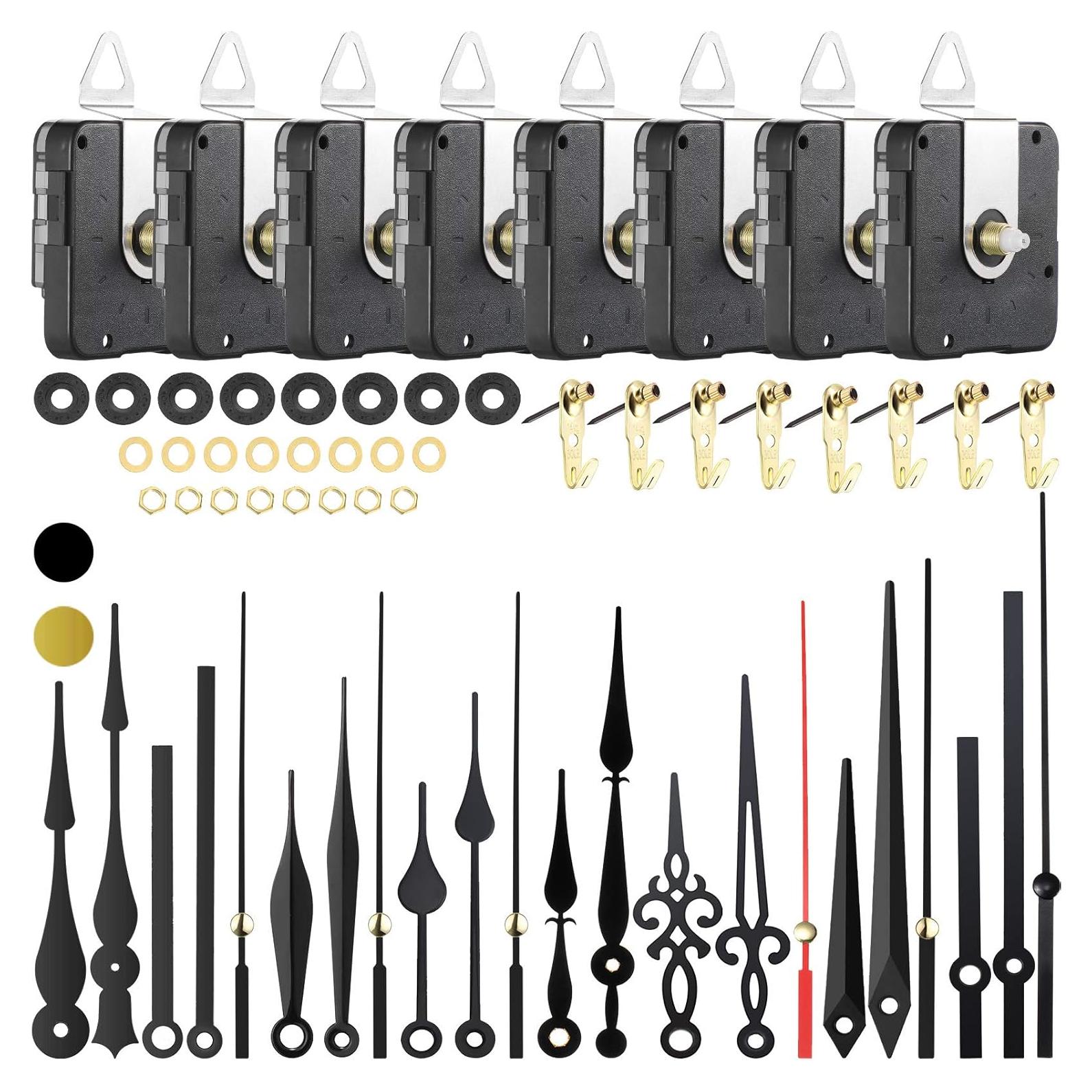 Kit de Mecanismo de Reloj Silencioso Mudder 8 Piezas 13 mm