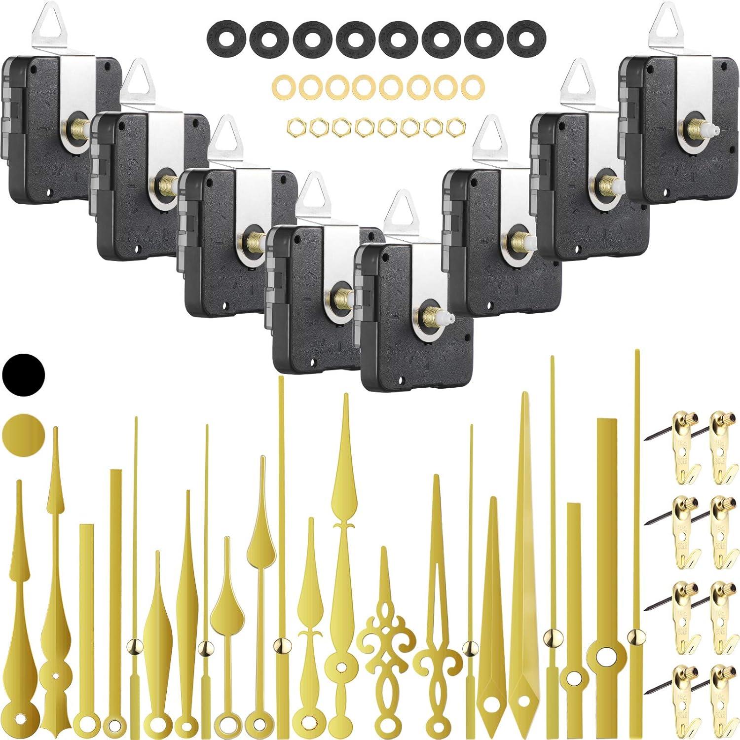 Kit de Mecanismo de Reloj Silencioso Mudder 8 Piezas 13 mm