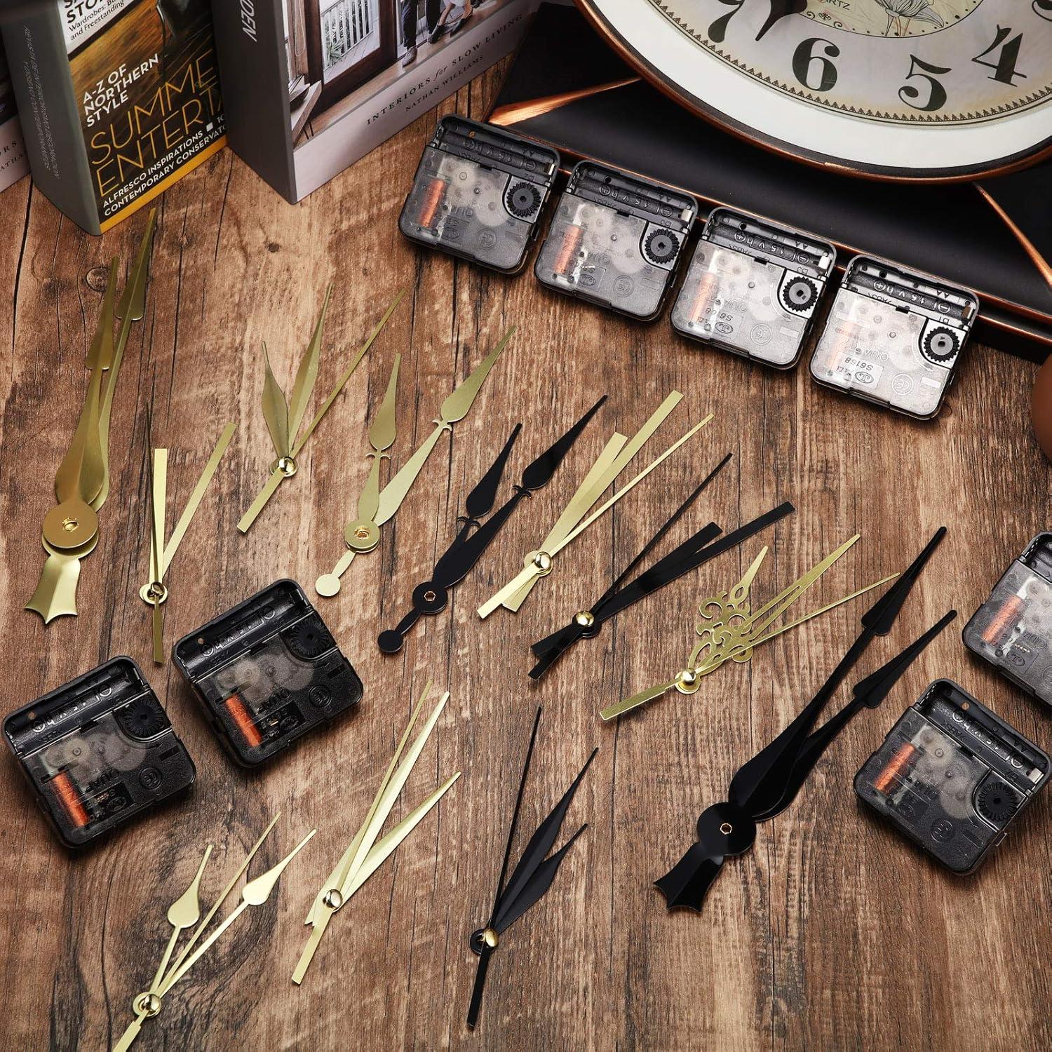 Kit de Mecanismo de Reloj Silencioso Mudder 8 Piezas 13 mm