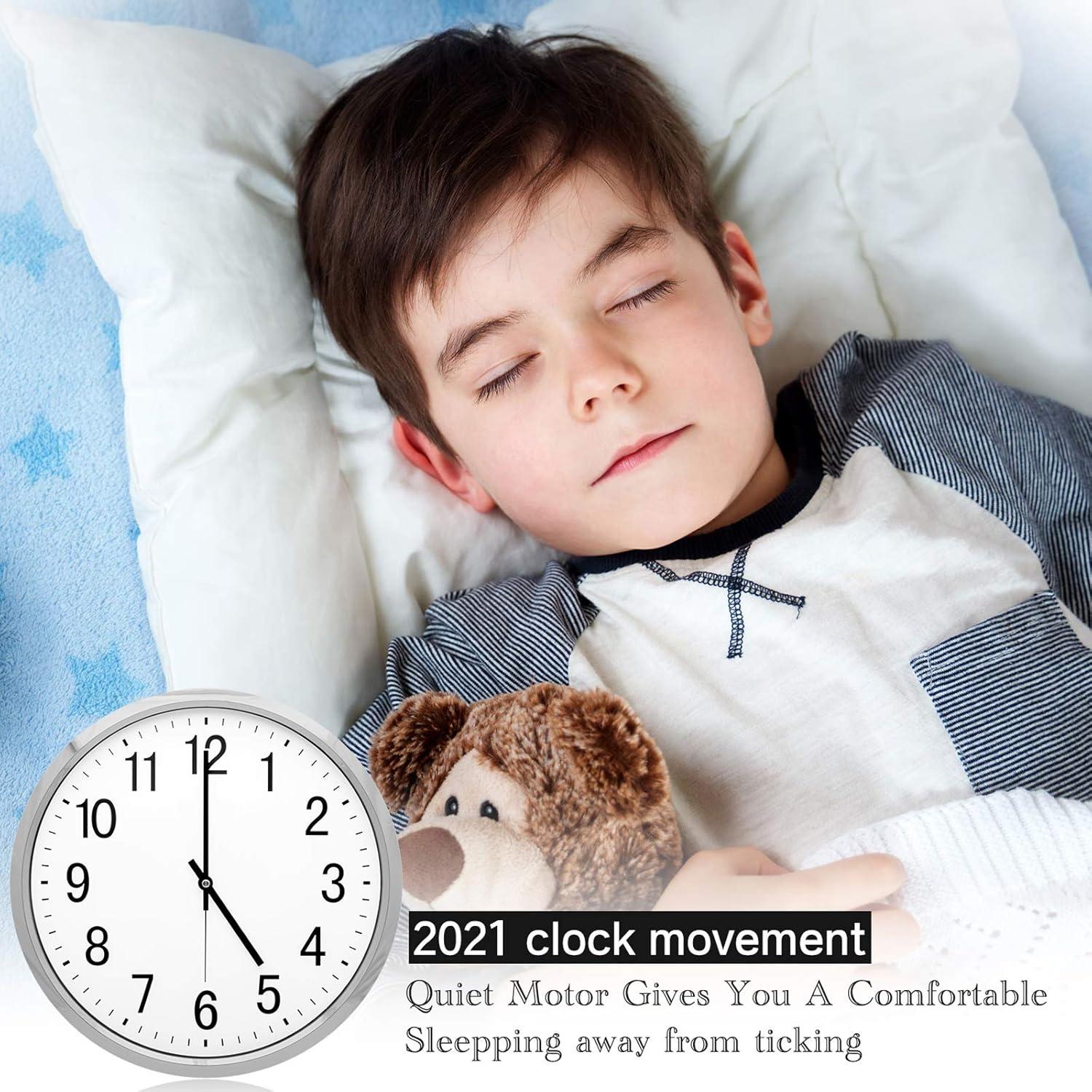 Kit de Mecanismo de Reloj Silencioso Mudder 8 Piezas 13 mm