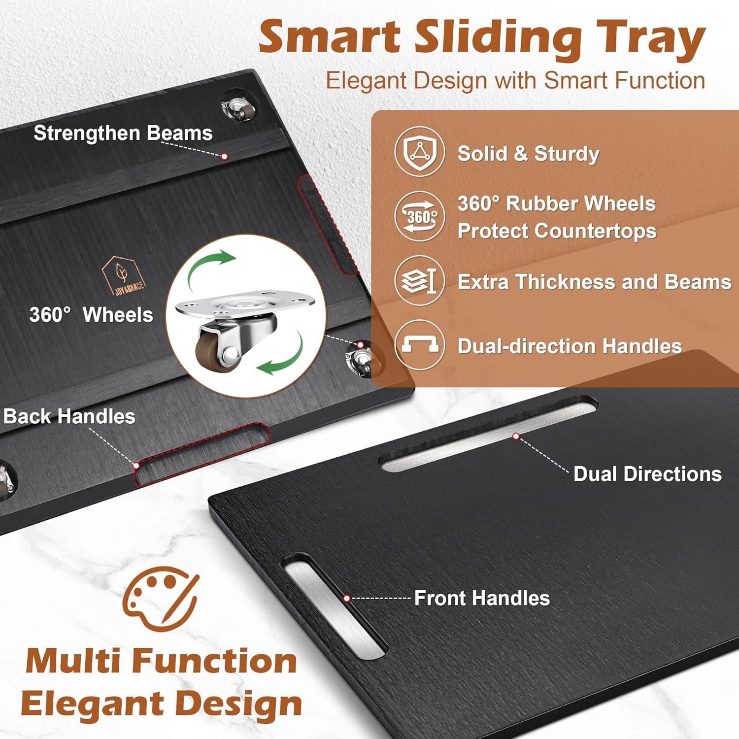 Deslizador Joy&Grace 16x33cm para Cafetera 360° Bambú