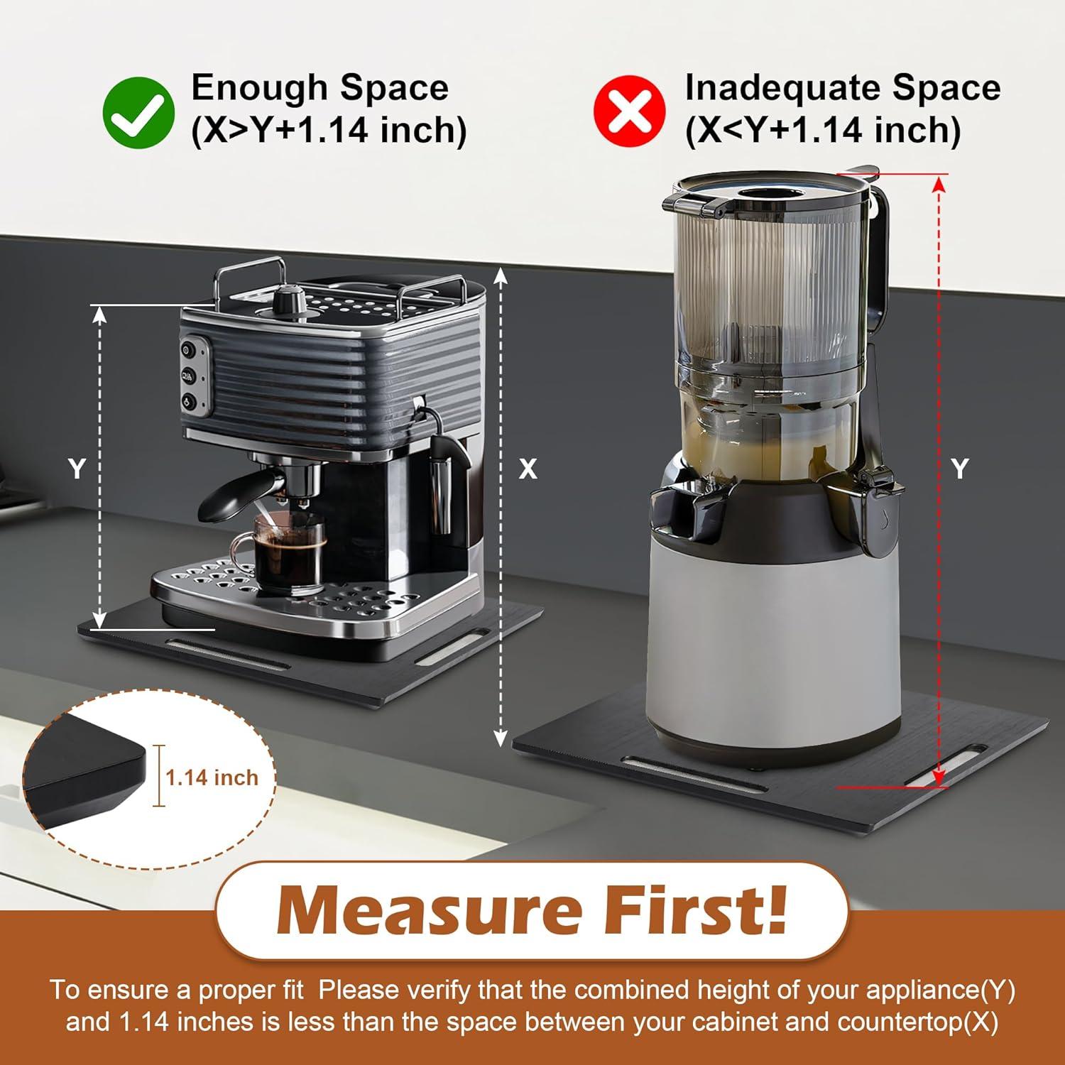 Deslizador Joy&Grace 16x33cm para Cafetera 360° Bambú