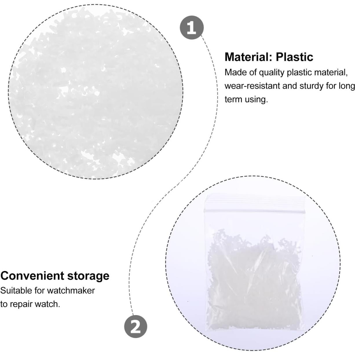 Kit de herramientas para reparación de relojes Hemobllo 1000 piezas