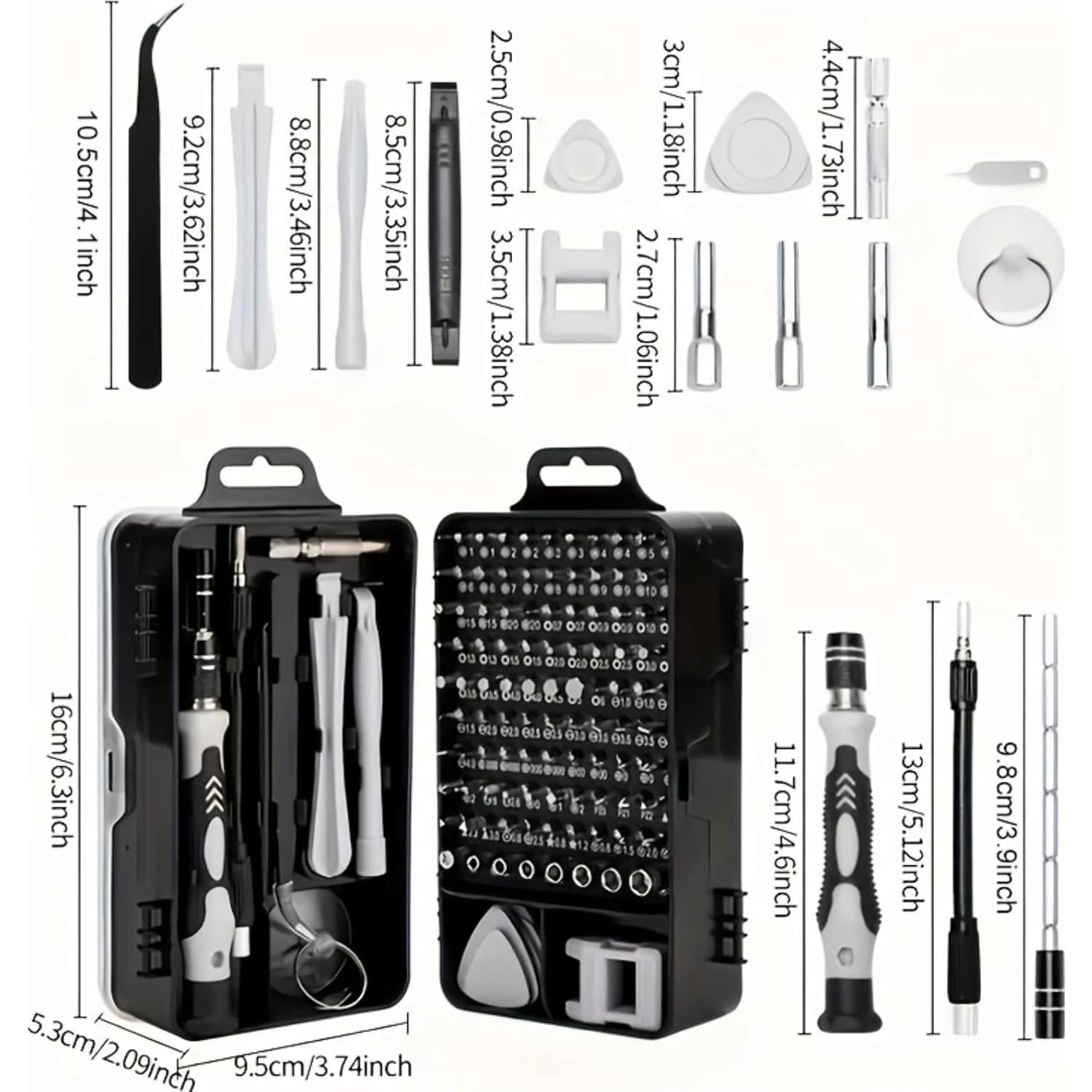 Juego de Destornilladores de Precisión ZYEUNAGNB 115-en-1