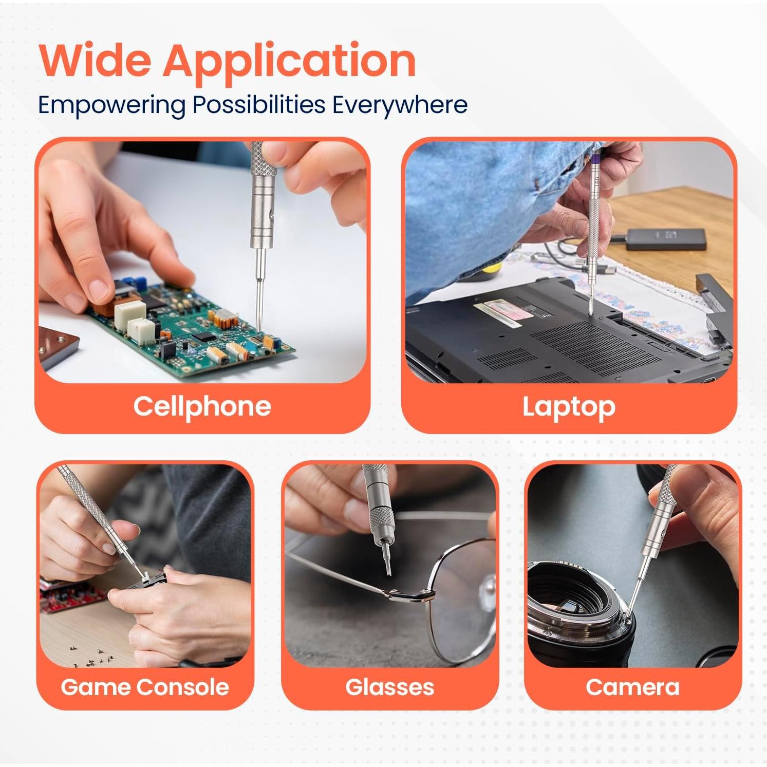 Kit de Destornilladores W&S Profesional 10 Piezas Acero Inoxidable