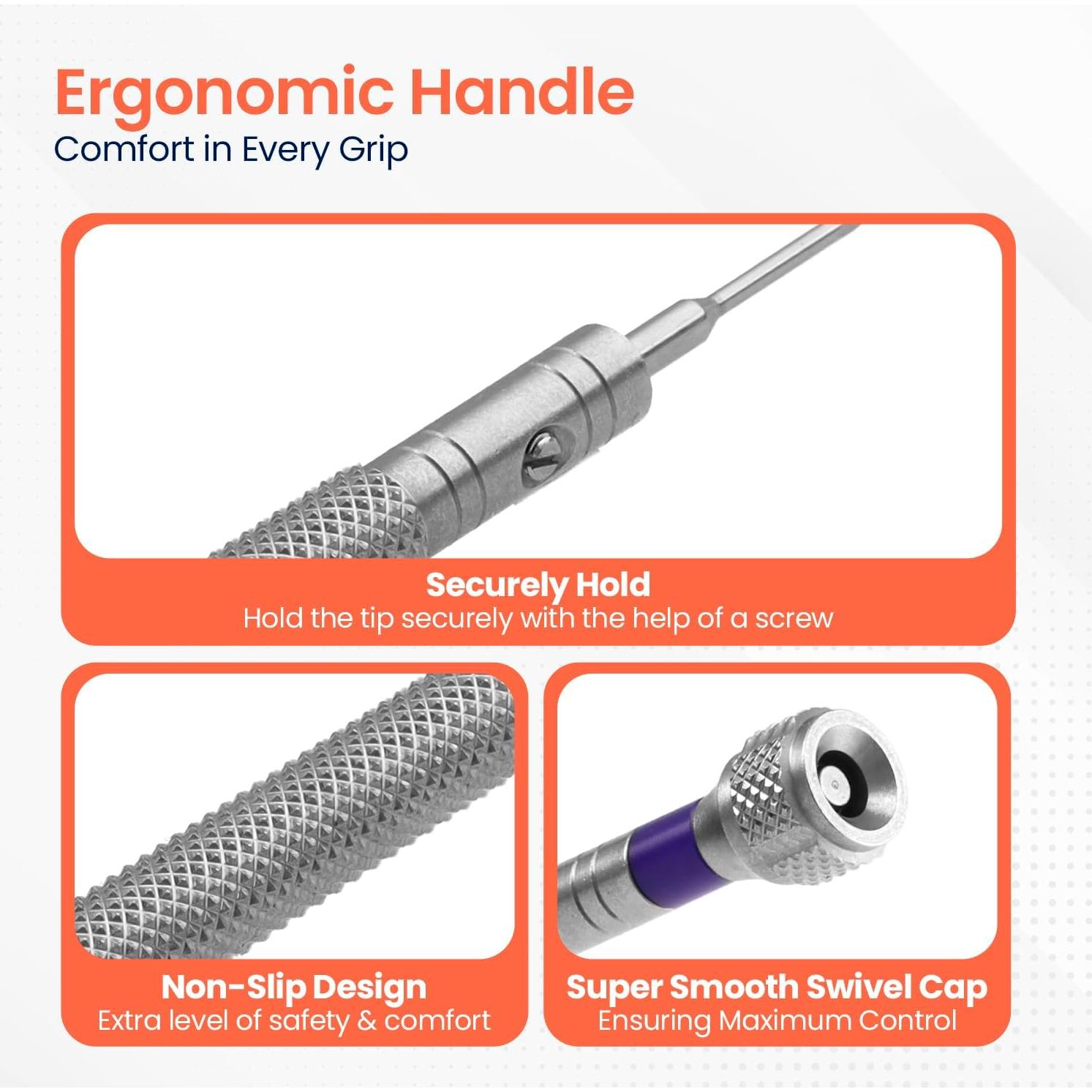 Kit de Destornilladores W&S Profesional 10 Piezas Acero Inoxidable