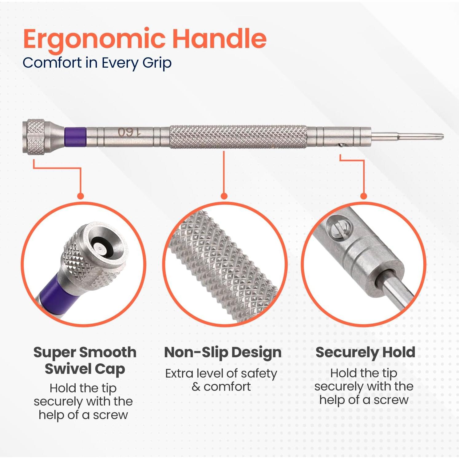 Kit de Destornilladores W&S Profesional 10 Piezas Acero Inoxidable
