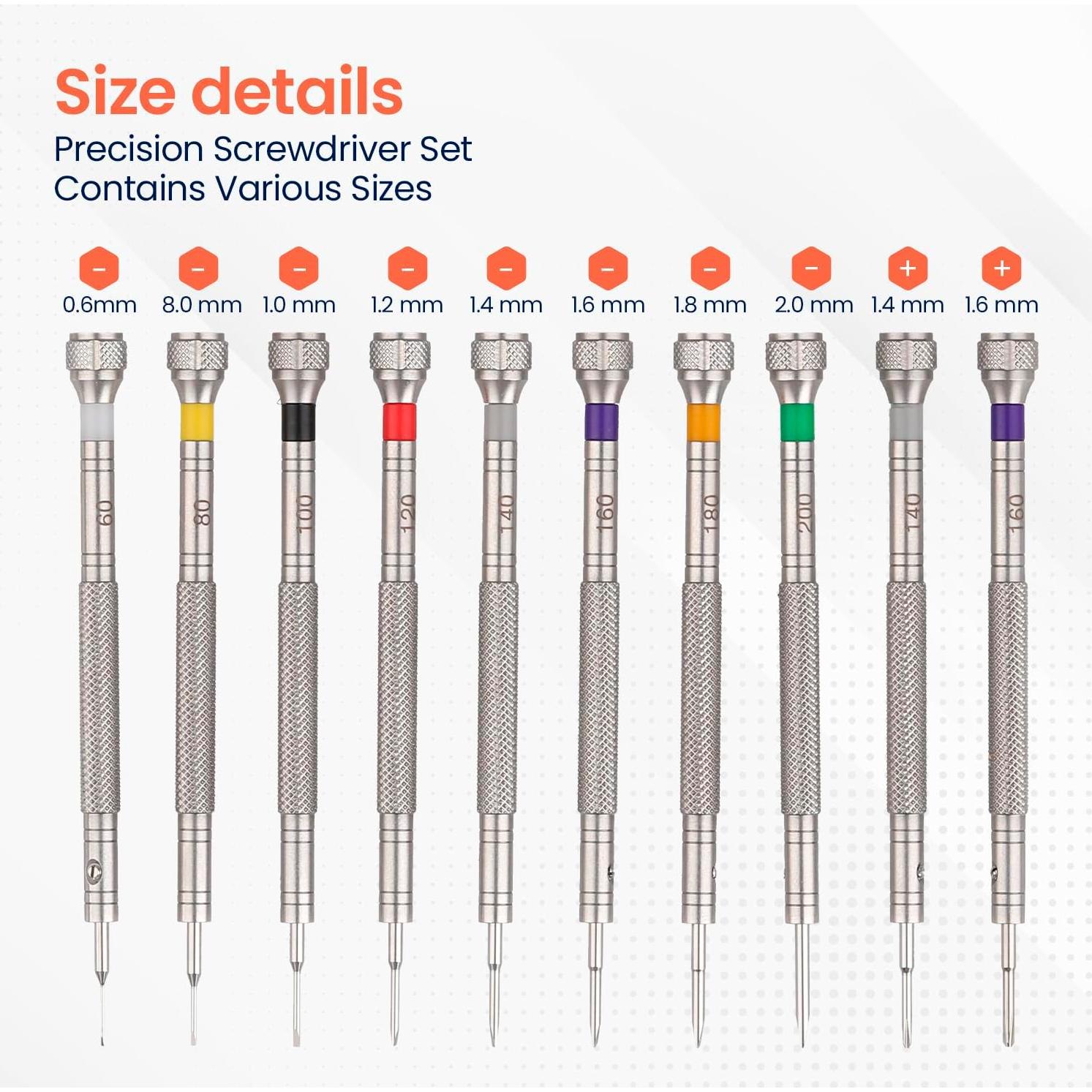 Kit de Destornilladores W&S Profesional 10 Piezas Acero Inoxidable