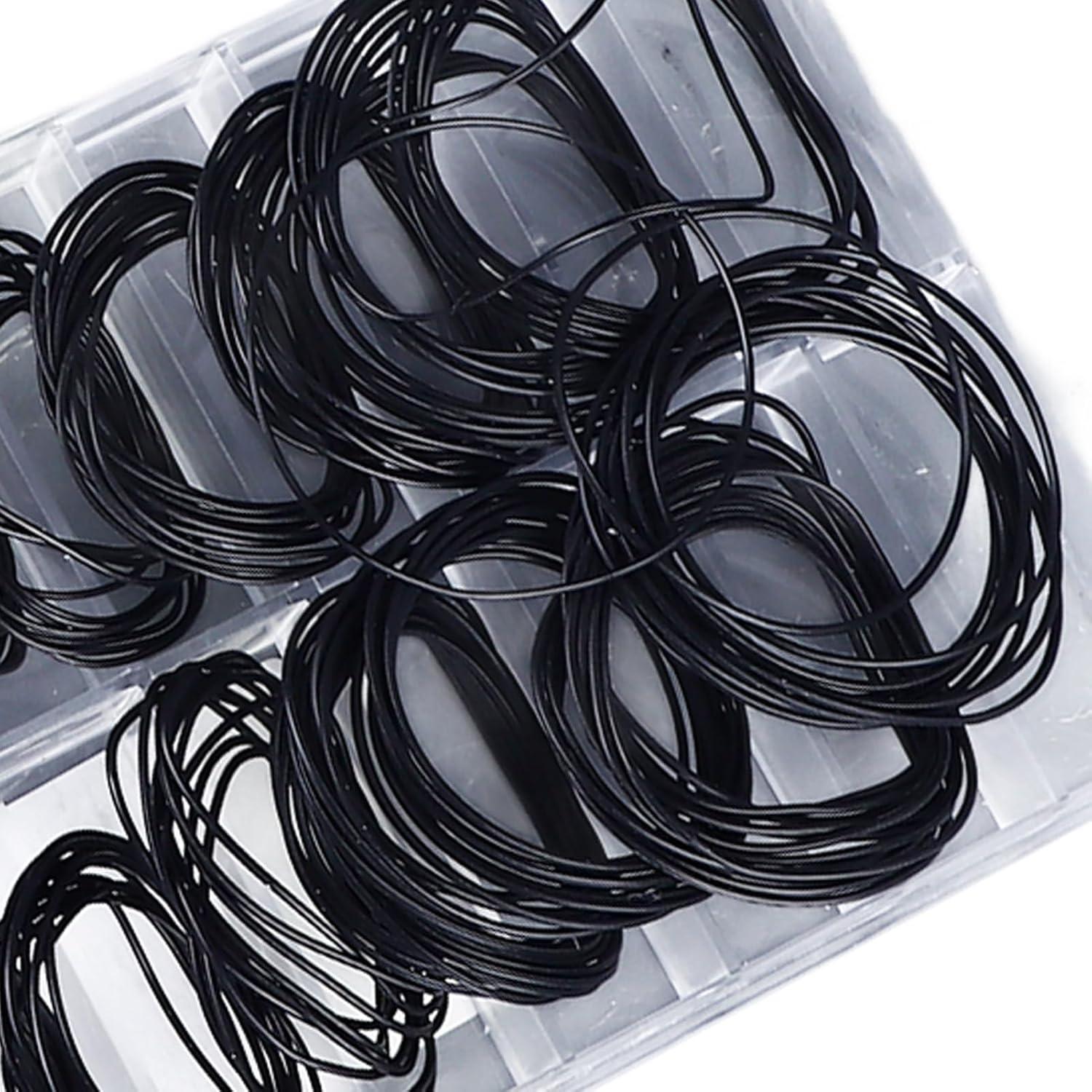 Kit de Anillos de Sellado de Reloj Yosoo 180 Piezas Goma