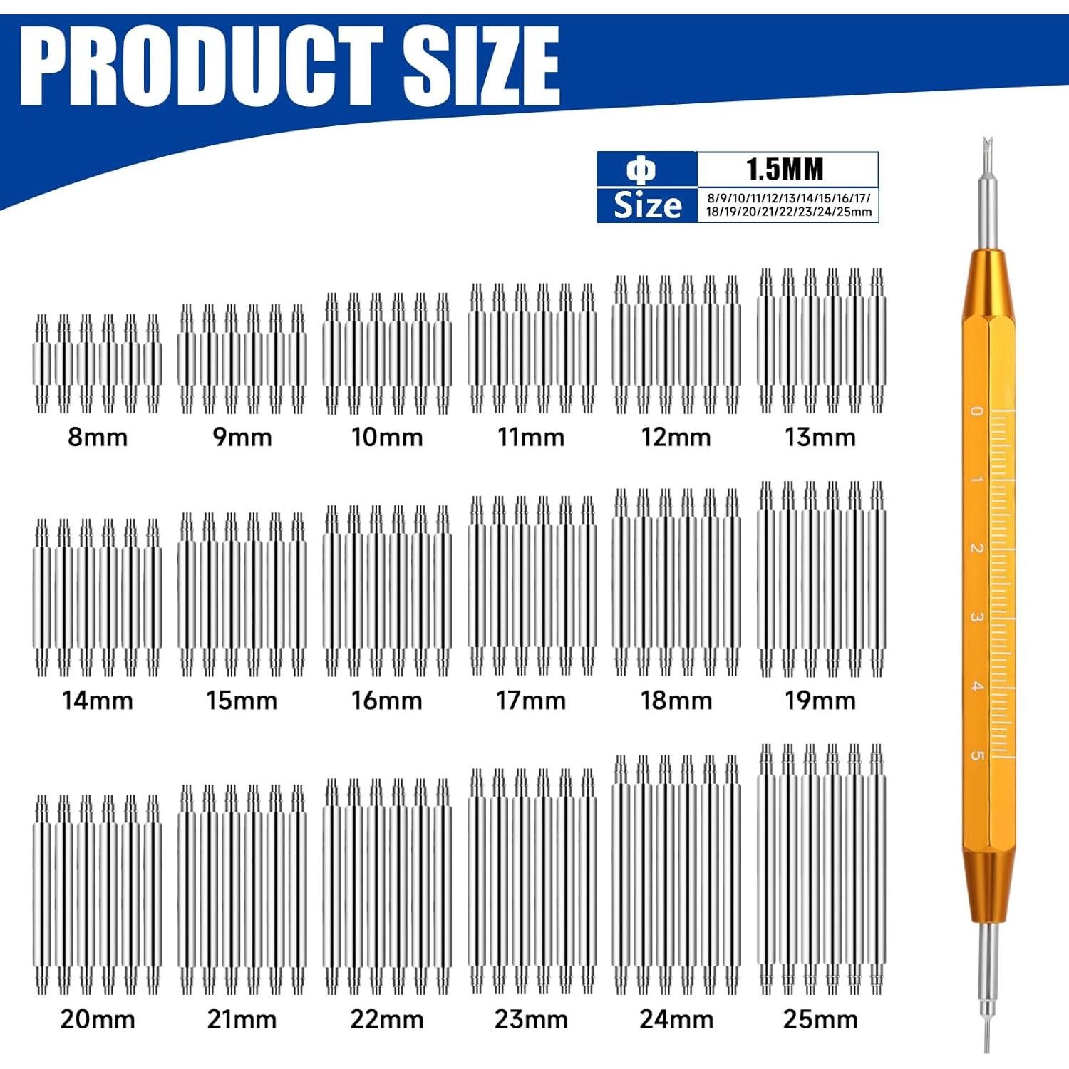 Kit de Reemplazo de Pasadores de Reloj Giantree 33 PCS