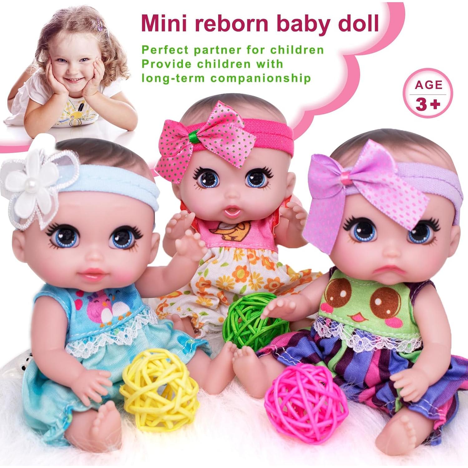 Muñeca Reborn de Vinilo Beem Jun 15 cm para Niñas