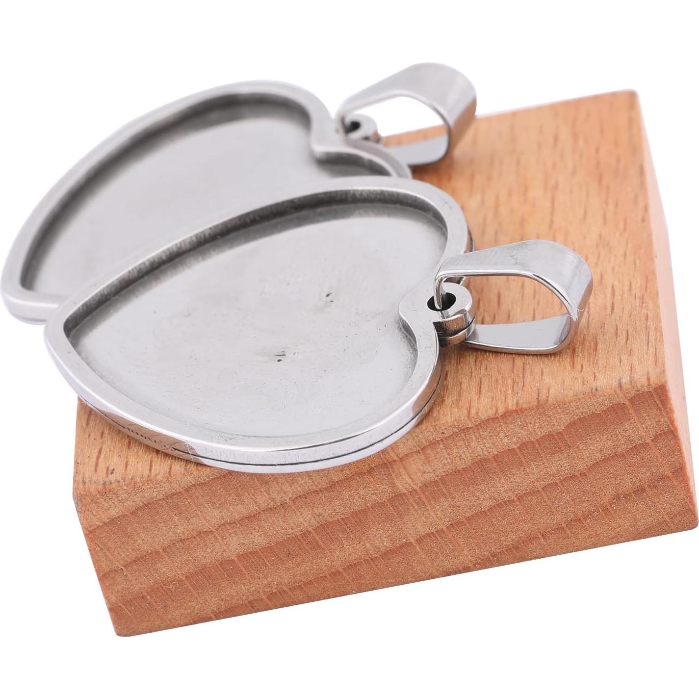 10 Piezas de Base de Cabochón Corazón 25mm Reidgaller