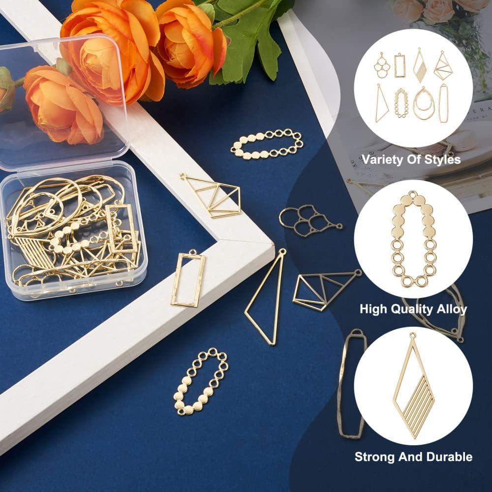 Marco para Pendientes Geométrico Bestewelry 32 Piezas DIY