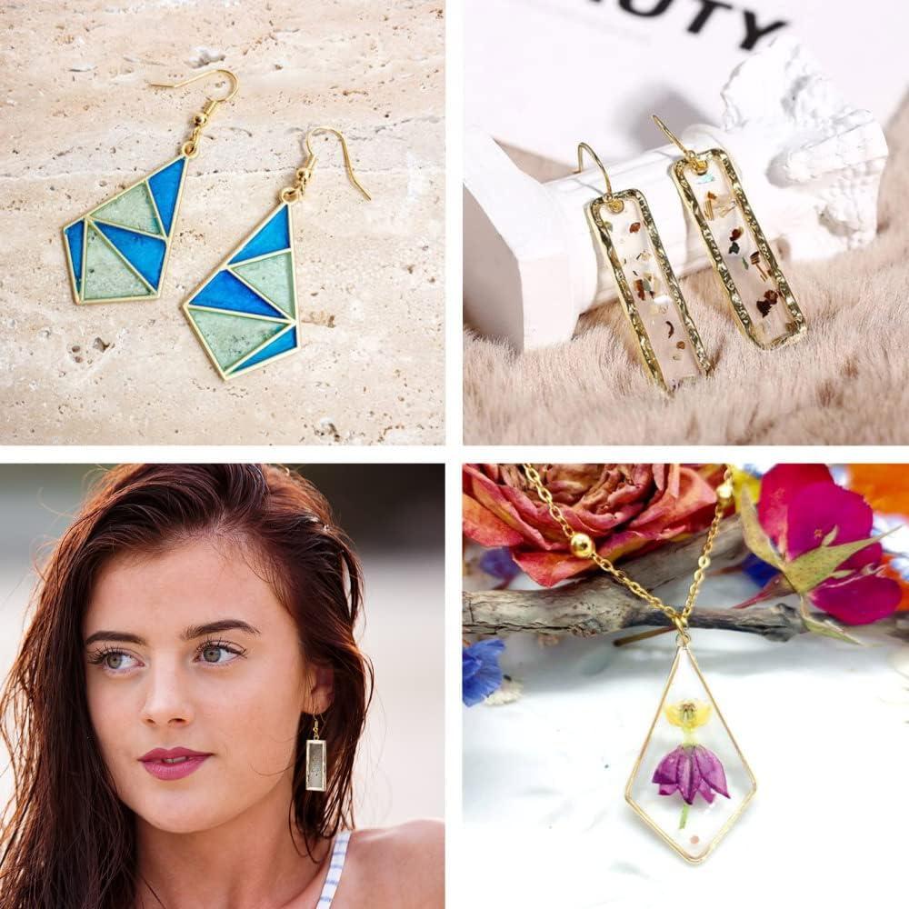 Marco para Pendientes Geométrico Bestewelry 32 Piezas DIY