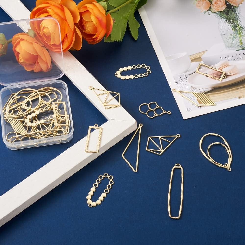 Marco para Pendientes Geométrico Bestewelry 32 Piezas DIY
