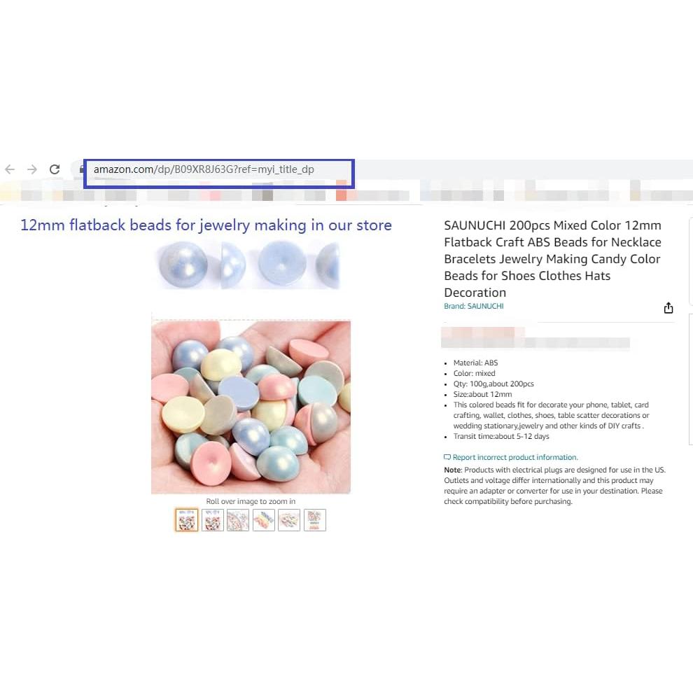 40 Piezas Cabujón de Madera 12mm y Acero Inoxidable SHUNAE