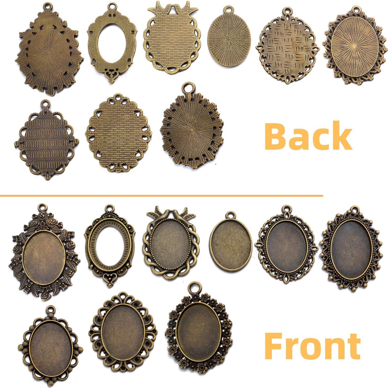 Bandejas Colgantes Ovaladas Aylifu en Bronce 16 Piezas