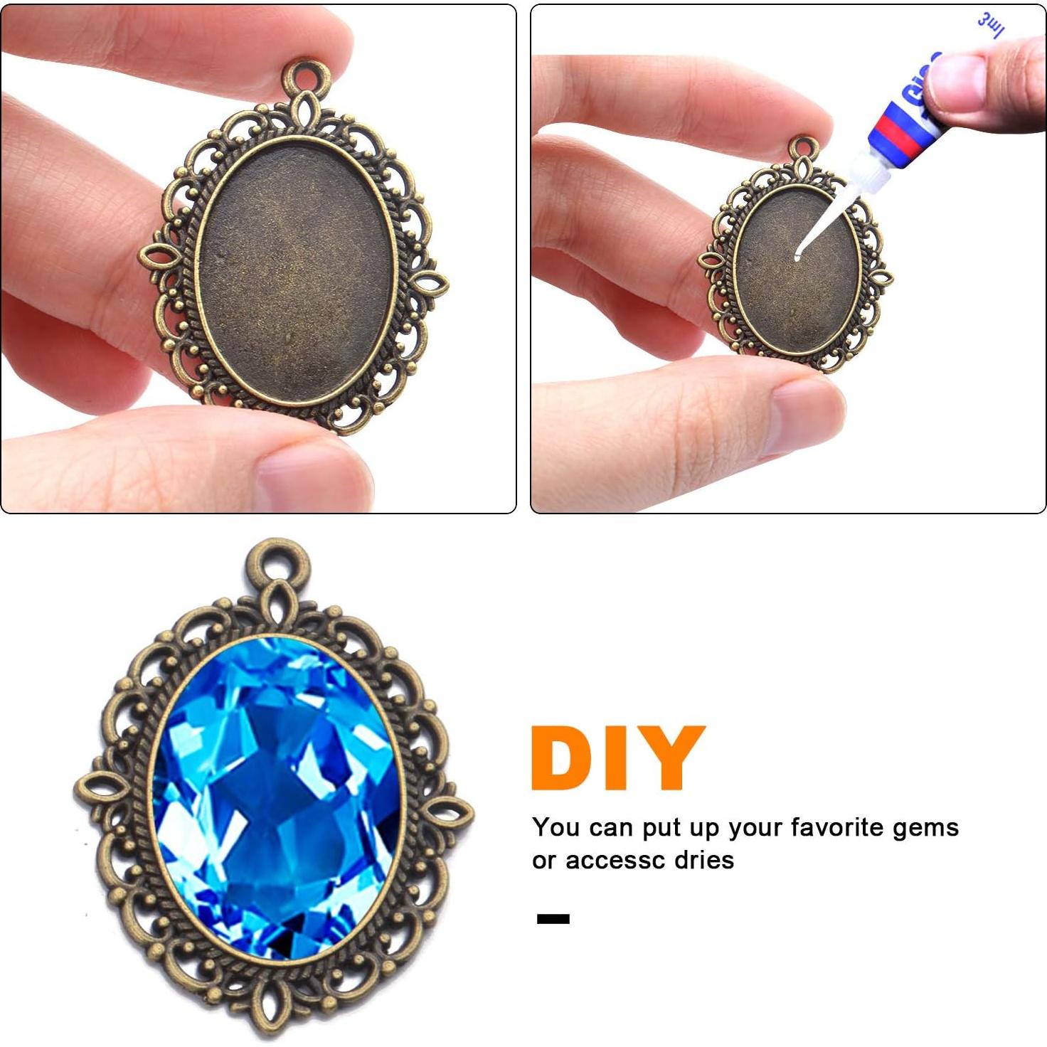 Bandejas Colgantes Ovaladas Aylifu en Bronce 16 Piezas