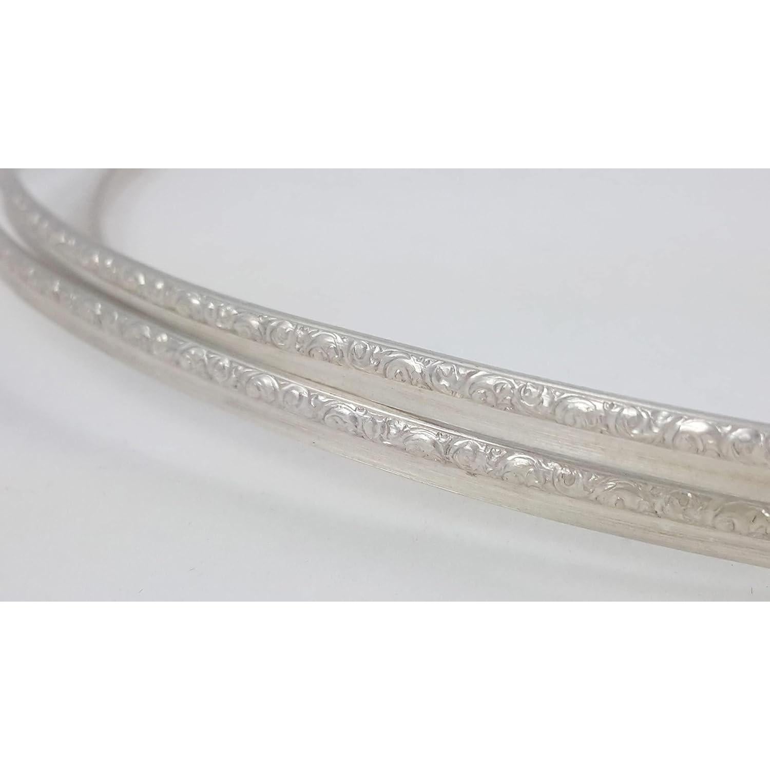 Alambre de Joyería 925 Plata Esterlina CRAFT WIRE 1 Pie Remolino