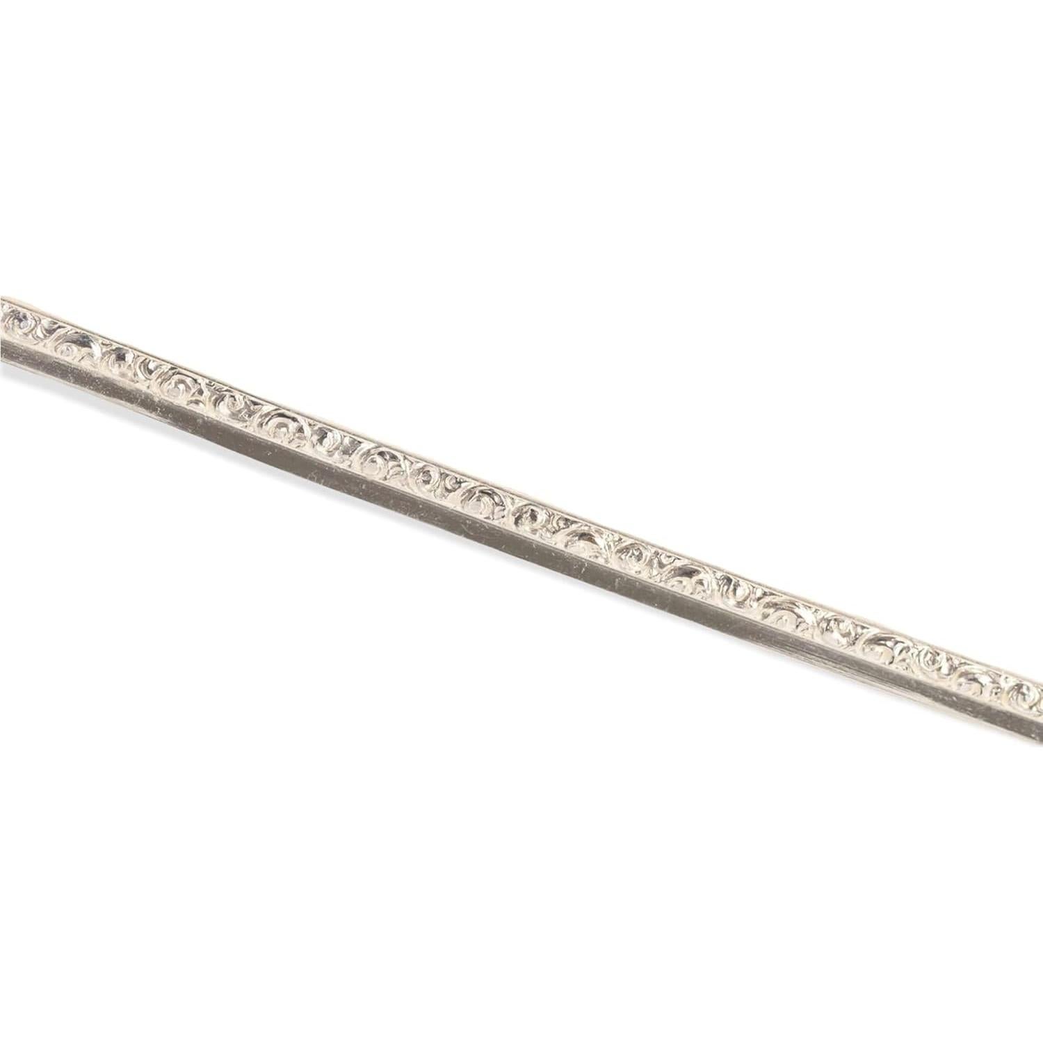 Alambre de Joyería 925 Plata Esterlina CRAFT WIRE 1 Pie Remolino