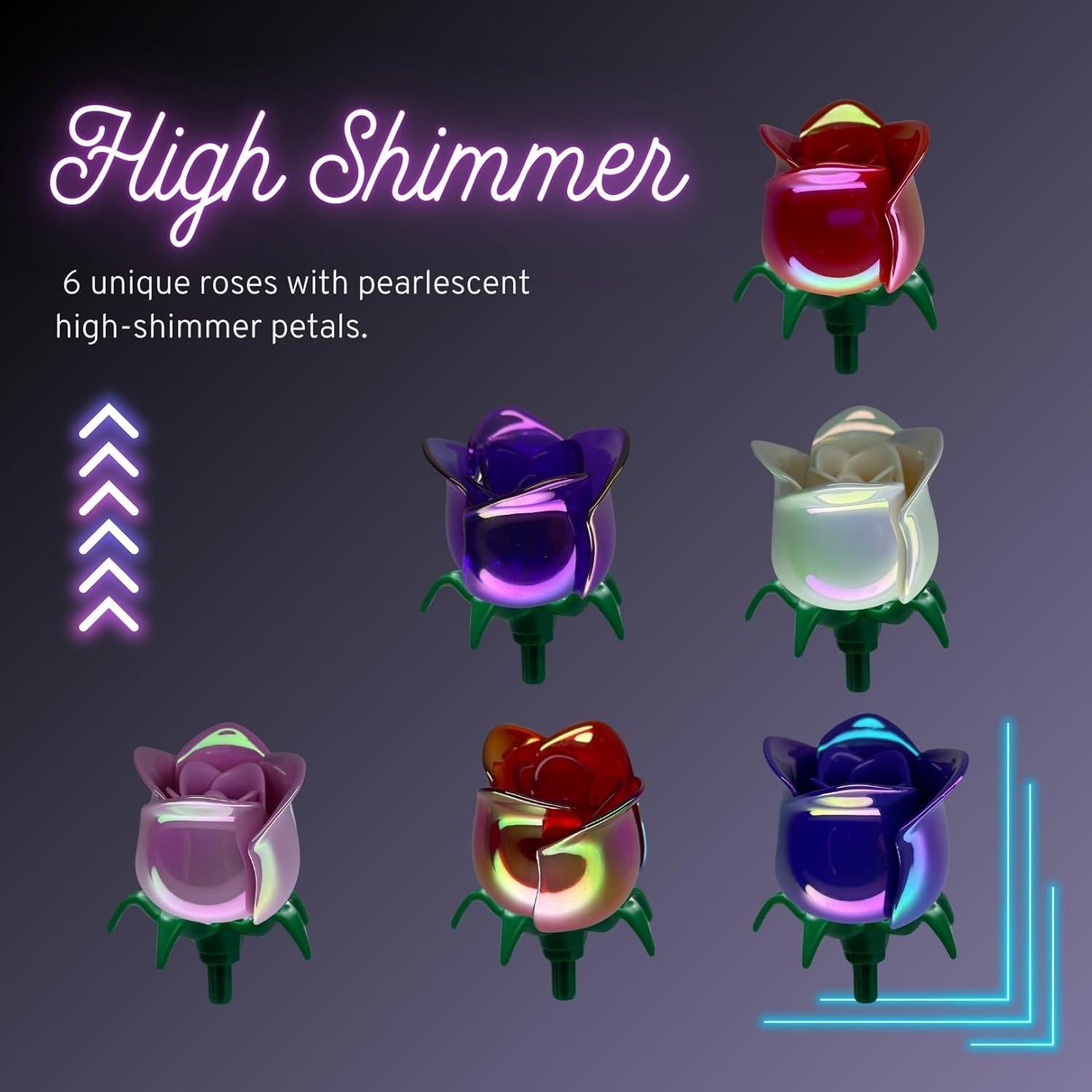 Juego de Bloques de Construcción Rosas Perlescentes Happy Trails