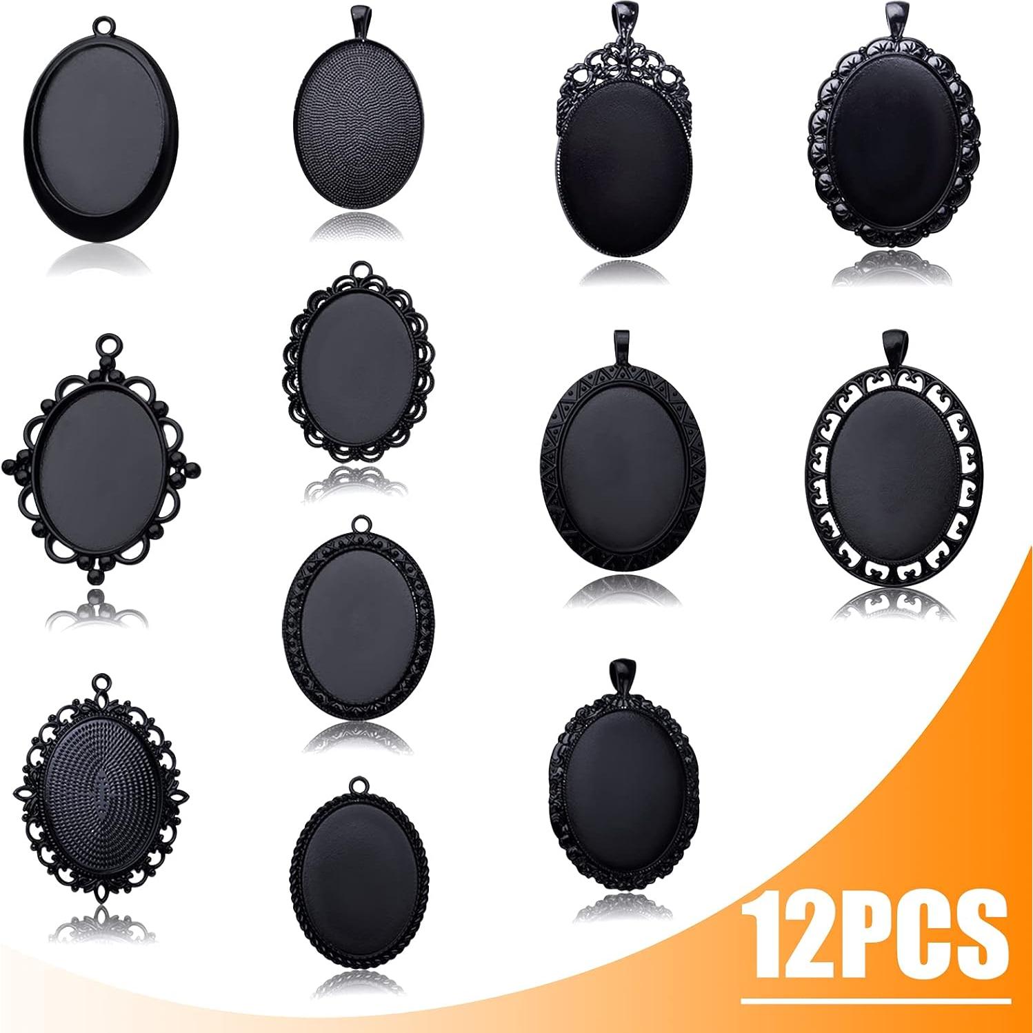 Bandejas de Colgante Ovaladas Aylifu en Blanco - 12 Piezas