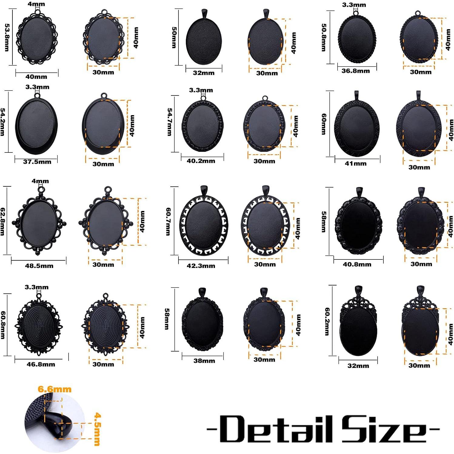 Bandejas de Colgante Ovaladas Aylifu en Blanco - 12 Piezas