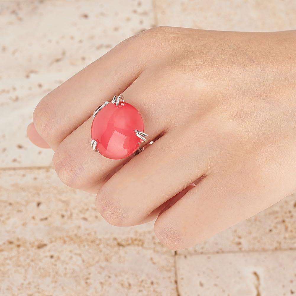 Base de Anillo Ajustable Plata Esterlina 925 PH PandaHall 17mm