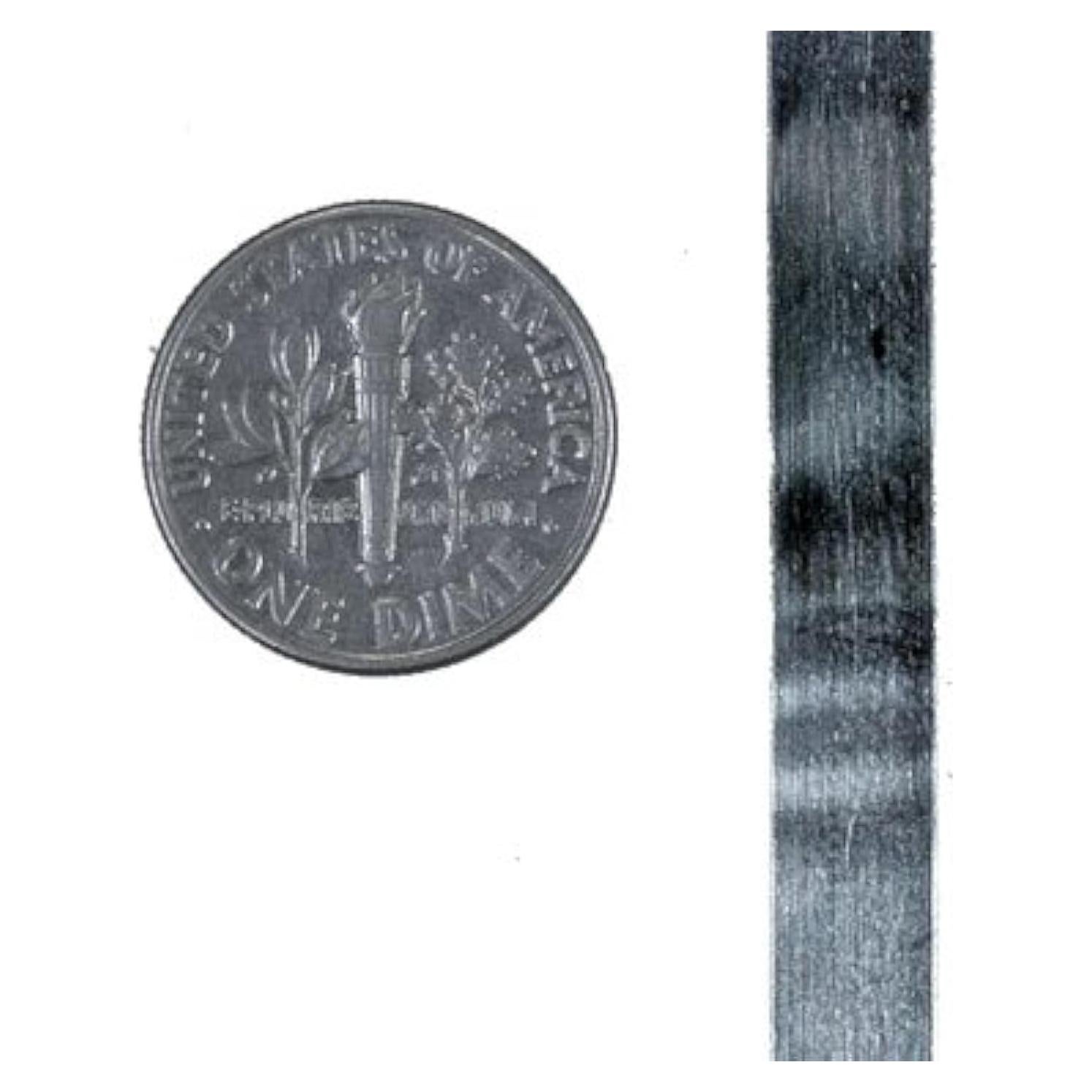 Alambre de Bezel uGems .999 Plata Fina 6.35mm 30.48cm