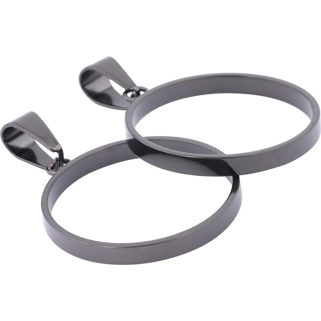 20 Marcos Abiertos de Acero Inoxidable 25mm para Joyería DIY