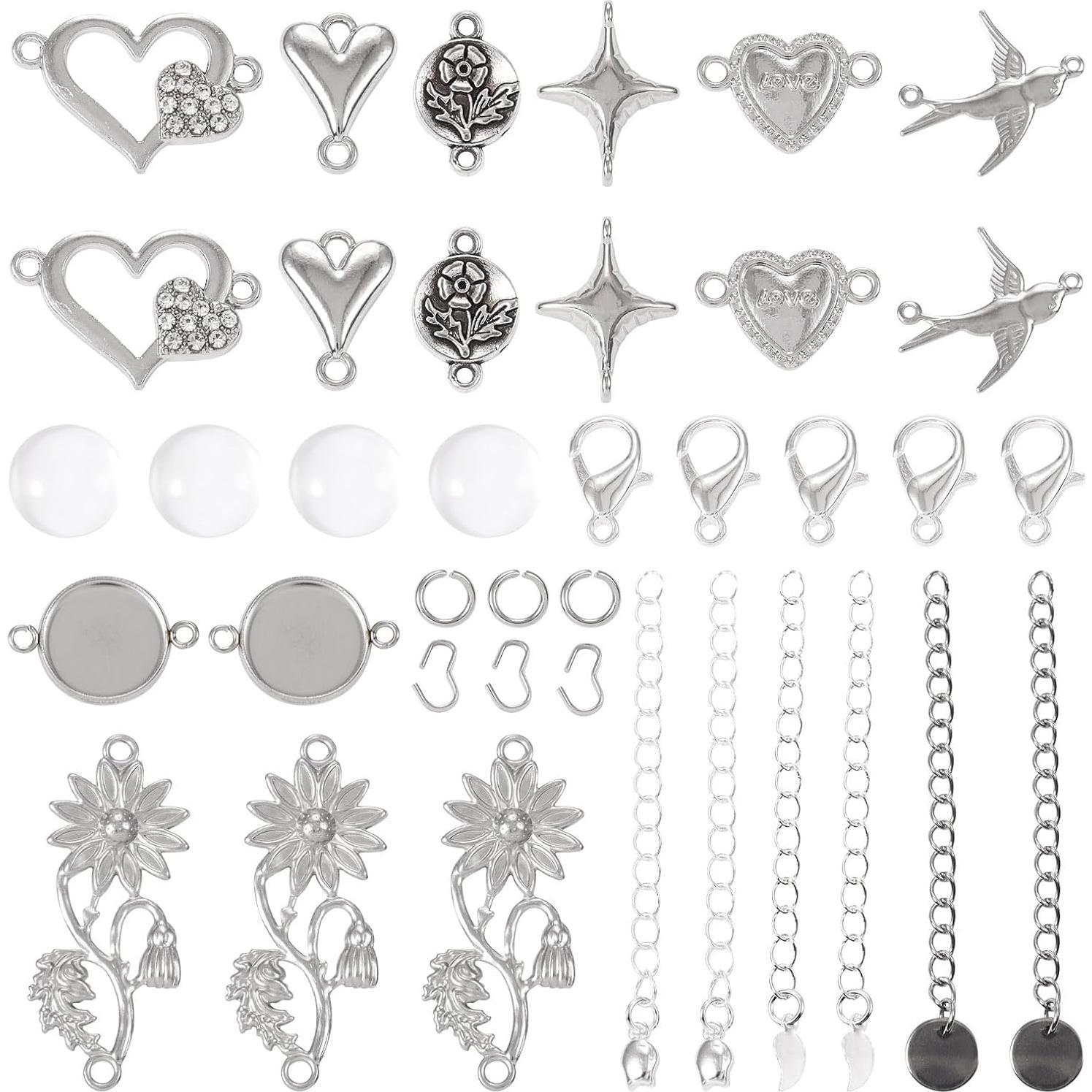 Kit de Joyería DIY Spritewelry 167 Pcs Pulseras Ajustables