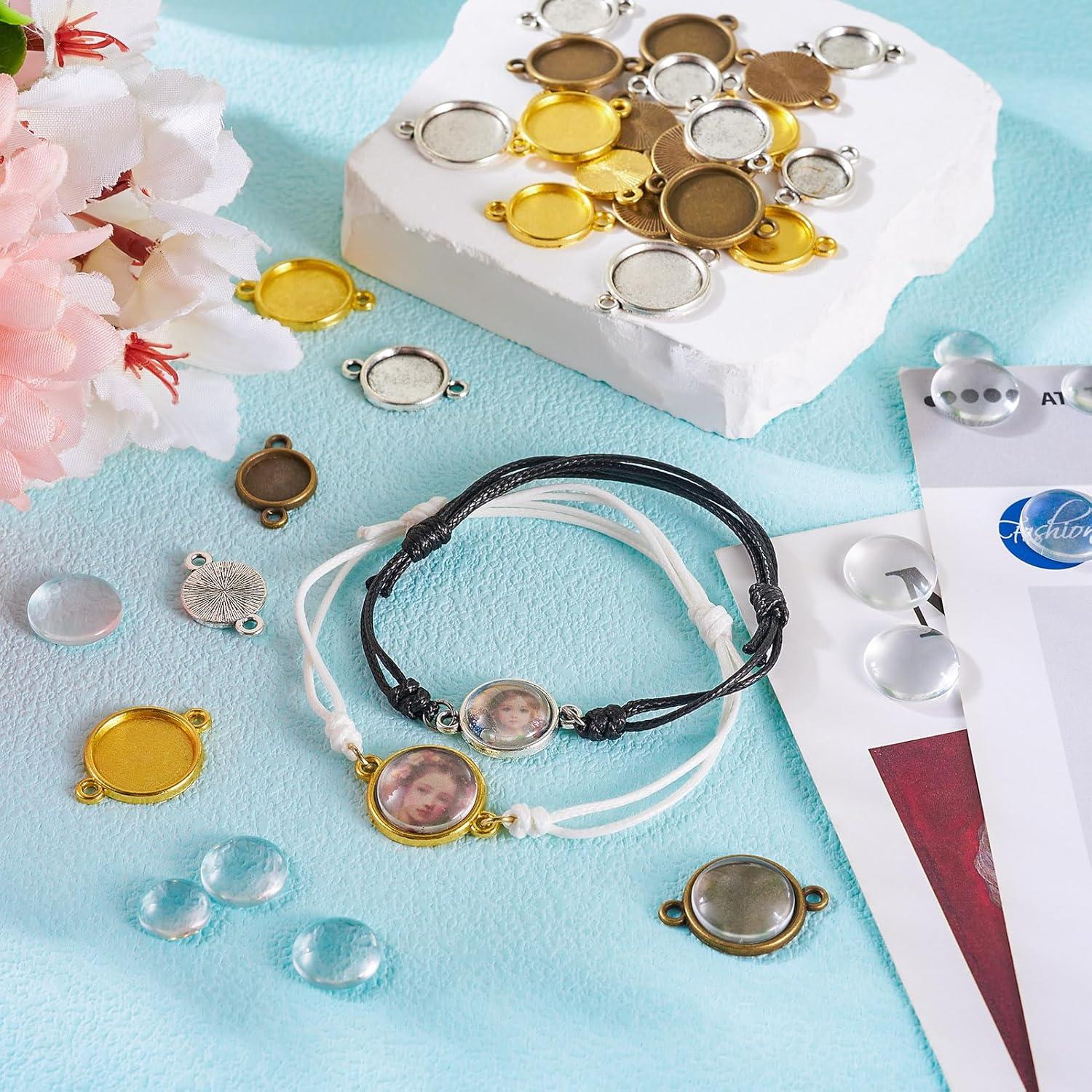 Set de Bandejas de Colgante Metal Vintage Bestewelry 36 Piezas