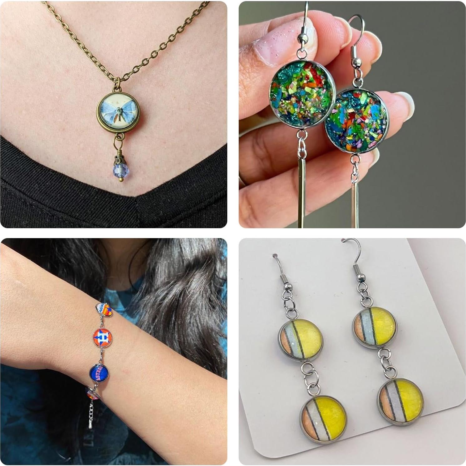 Set de Bandejas de Colgante Metal Vintage Bestewelry 36 Piezas