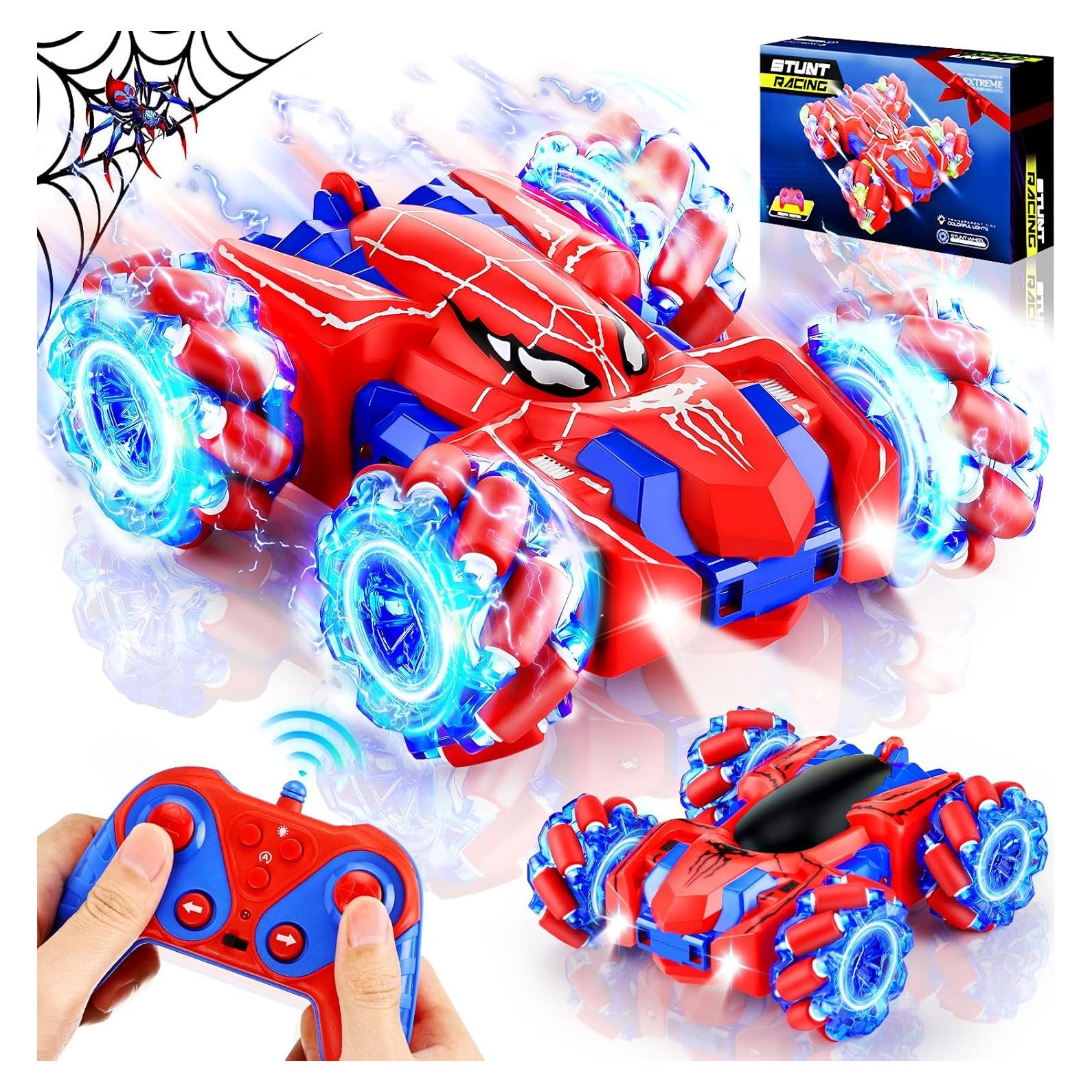 Coche RC Acrobático AOONTYEN Spider 4WD Doble Lado Luz