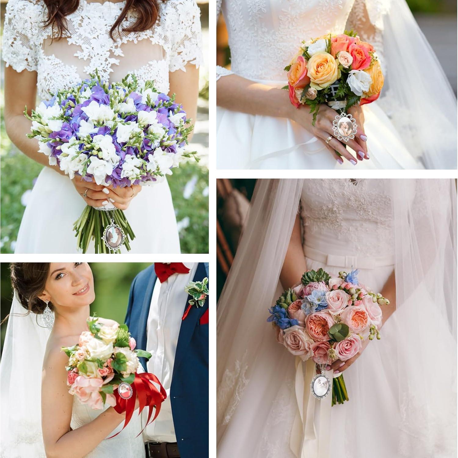 10 Bandejas de Colgante Ovaladas Telooco 30x40mm para Joyería