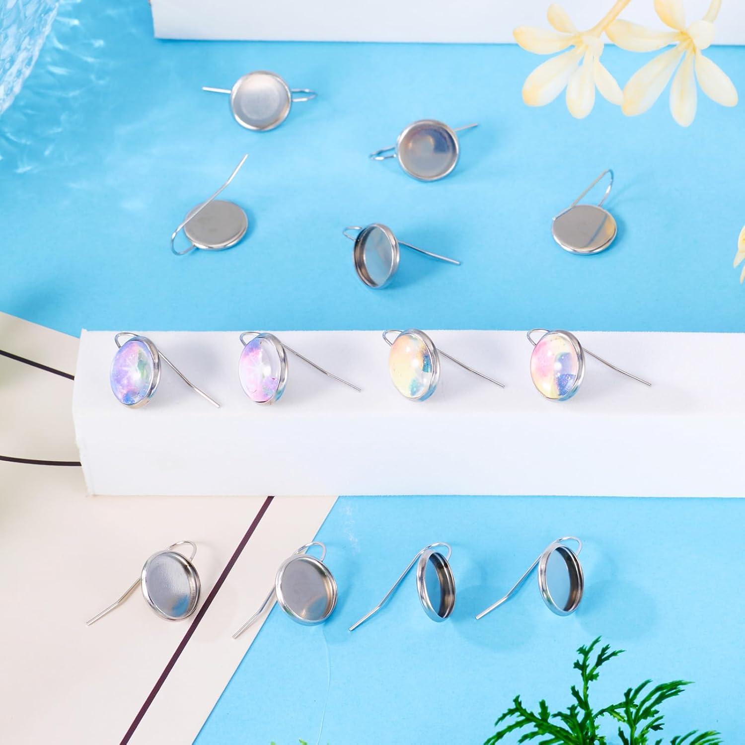 Ganchos de Aretes PH PandaHall 50pcs Acero Inoxidable 23mm