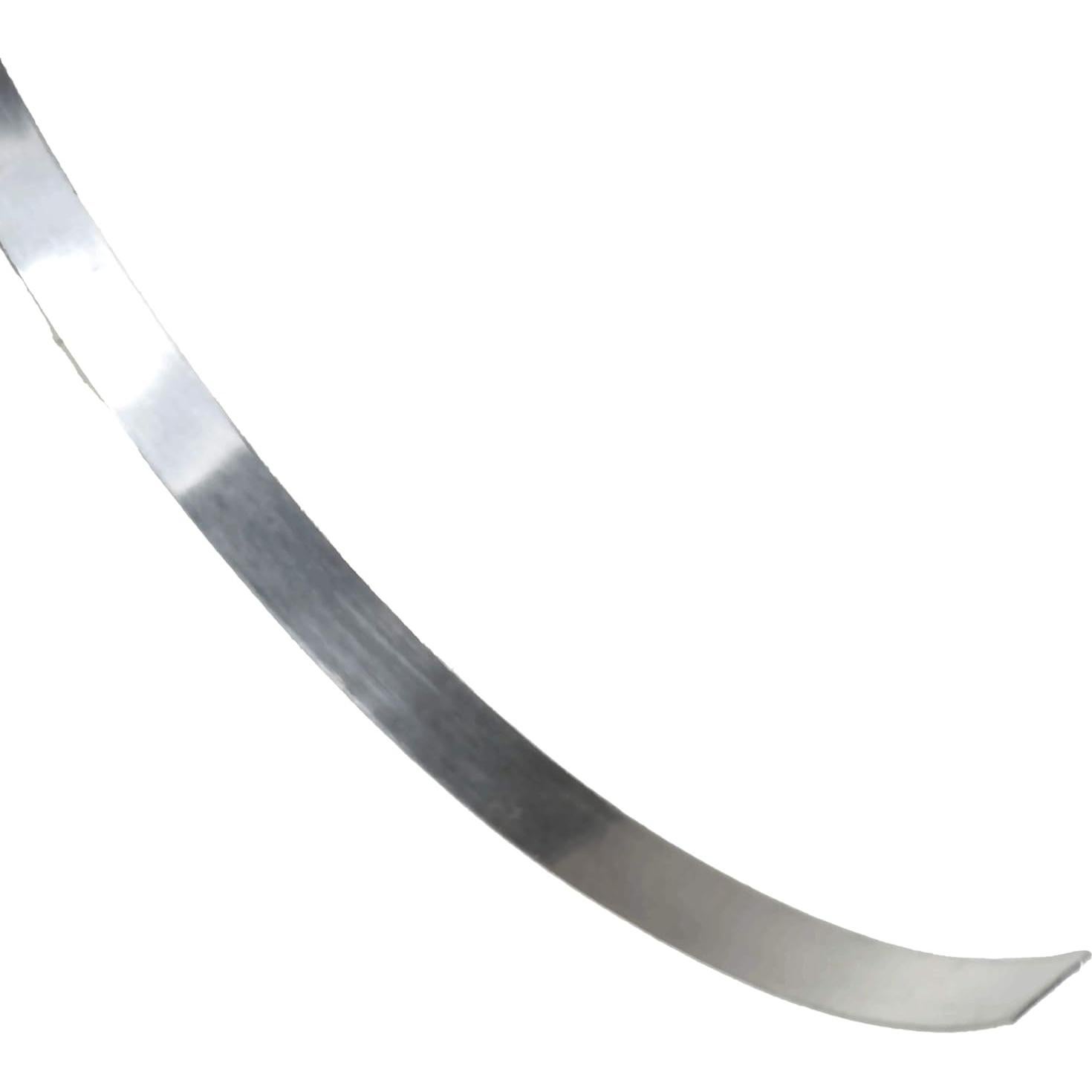 Alambre de Bezel 5mm 30 Gauge Plata Fina .999 30.48cm uGems