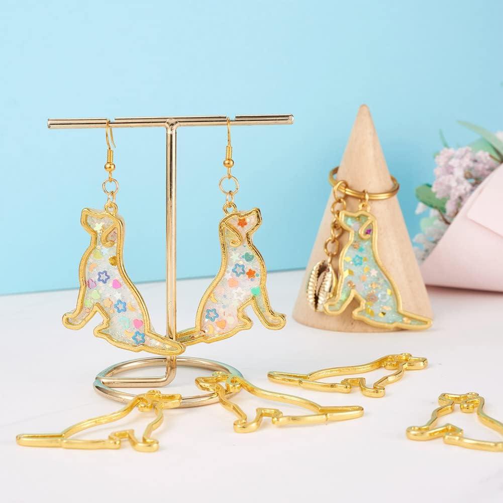 20 Colgantes de Perro Sentado Fashewelry para Joyería DIY