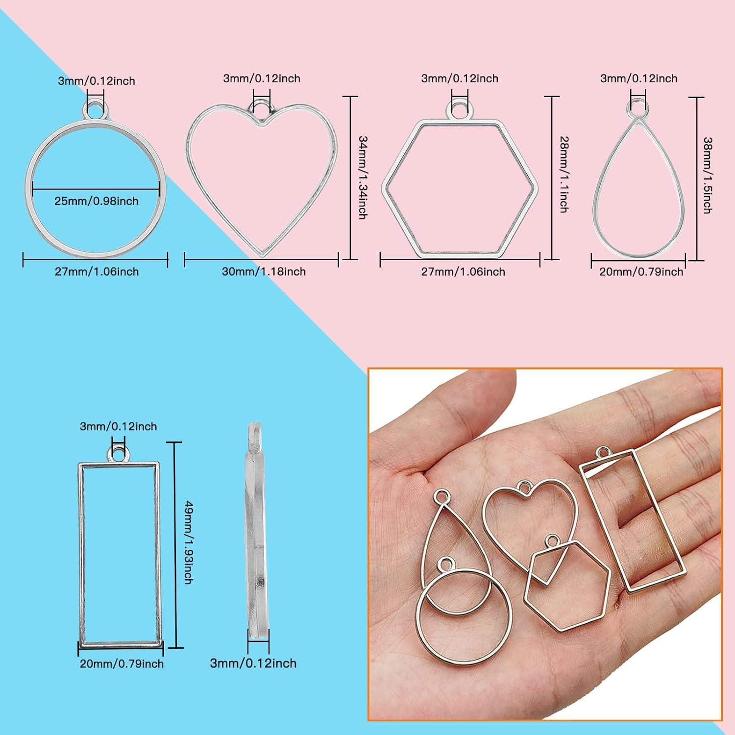 50 Abrazaderas Abiertas Oubaka para Manualidades DIY - 5 Estilos