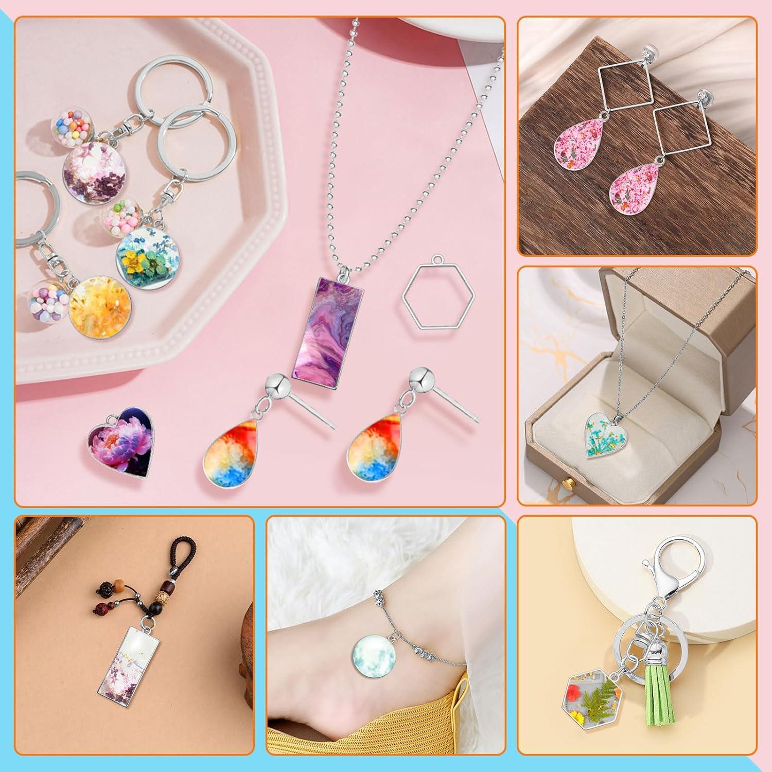 50 Abrazaderas Abiertas Oubaka para Manualidades DIY - 5 Estilos