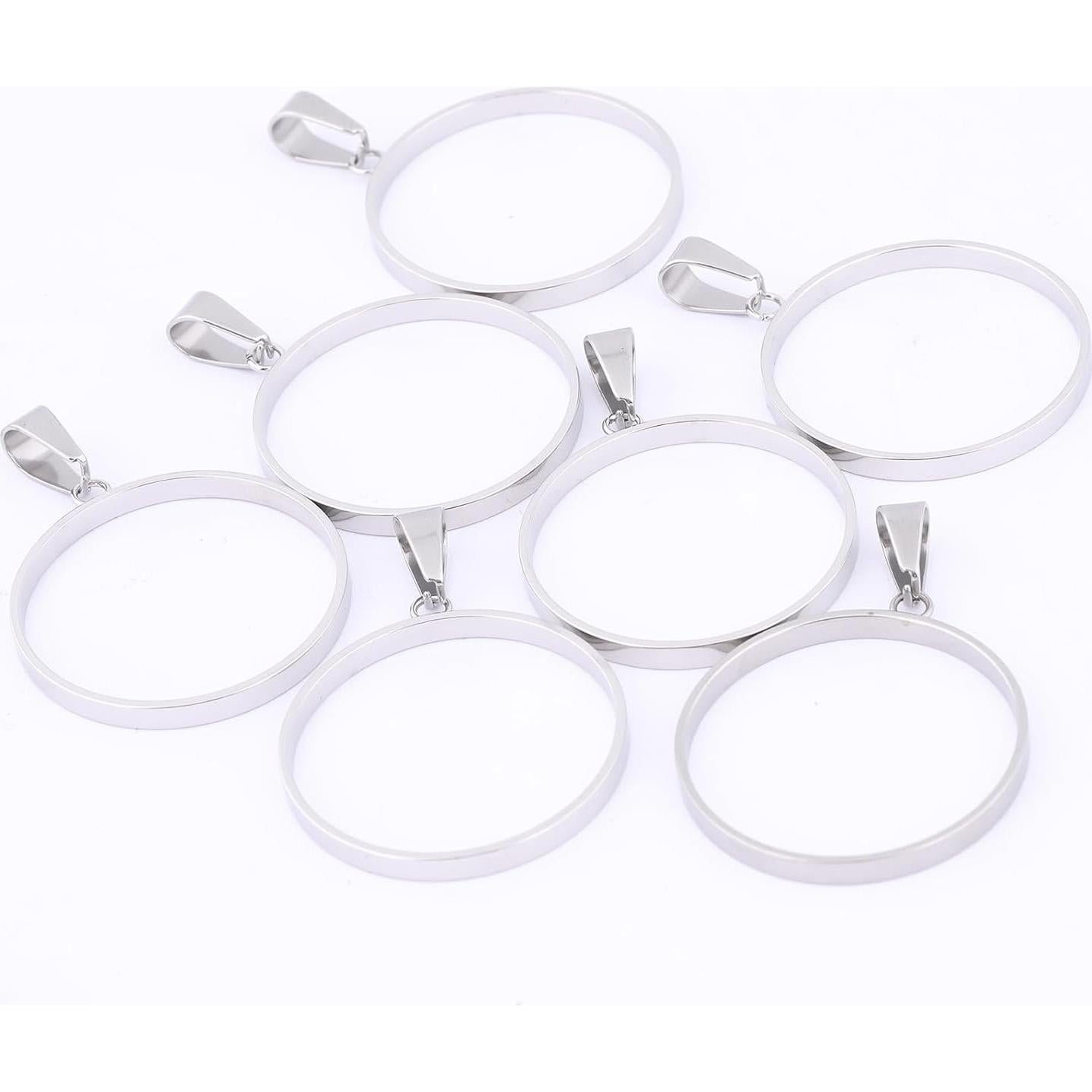 20 Marcos Abiertos de Acero Inoxidable 30mm Reidgaller