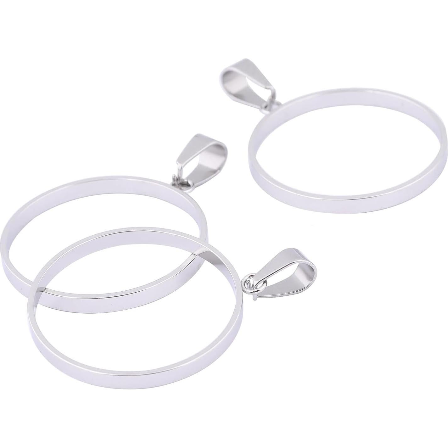 20 Marcos Abiertos de Acero Inoxidable 30mm Reidgaller