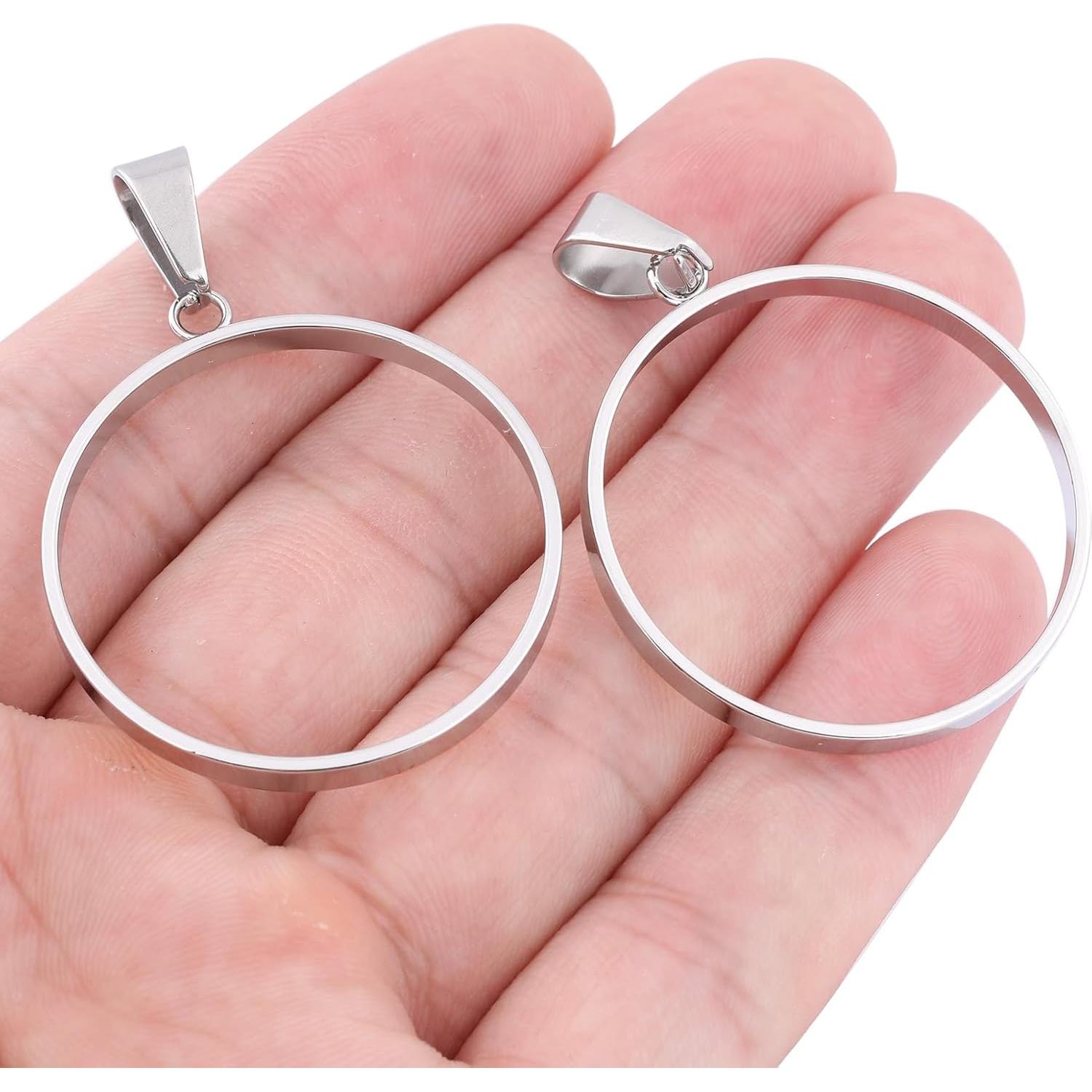 20 Marcos Abiertos de Acero Inoxidable 30mm Reidgaller